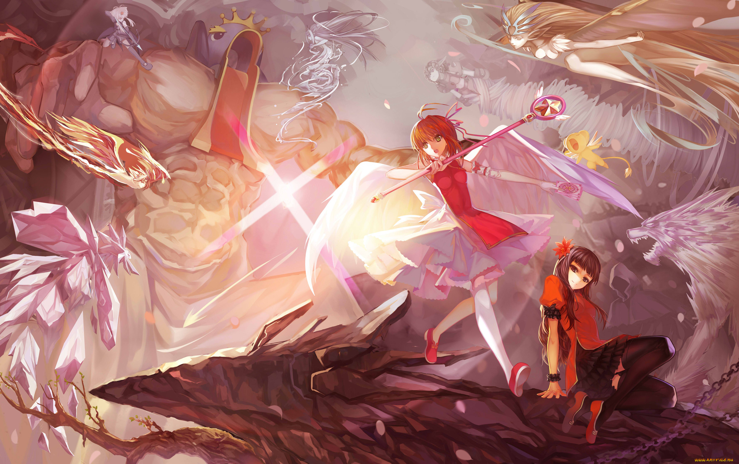 аниме, card, captor, sakura, сакура, собирательница, карт