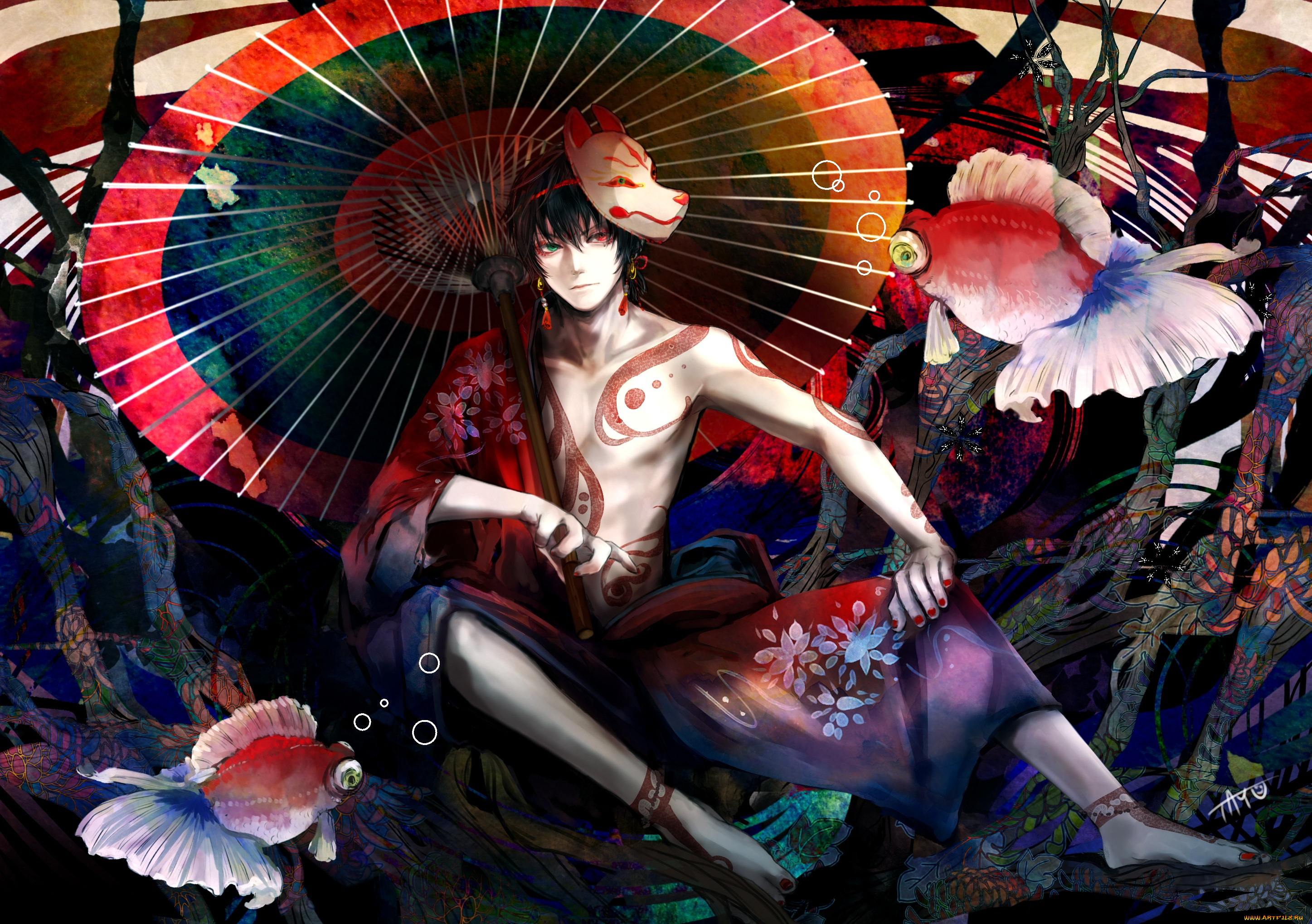 аниме, hypnosis, mic, hypnosis, mic