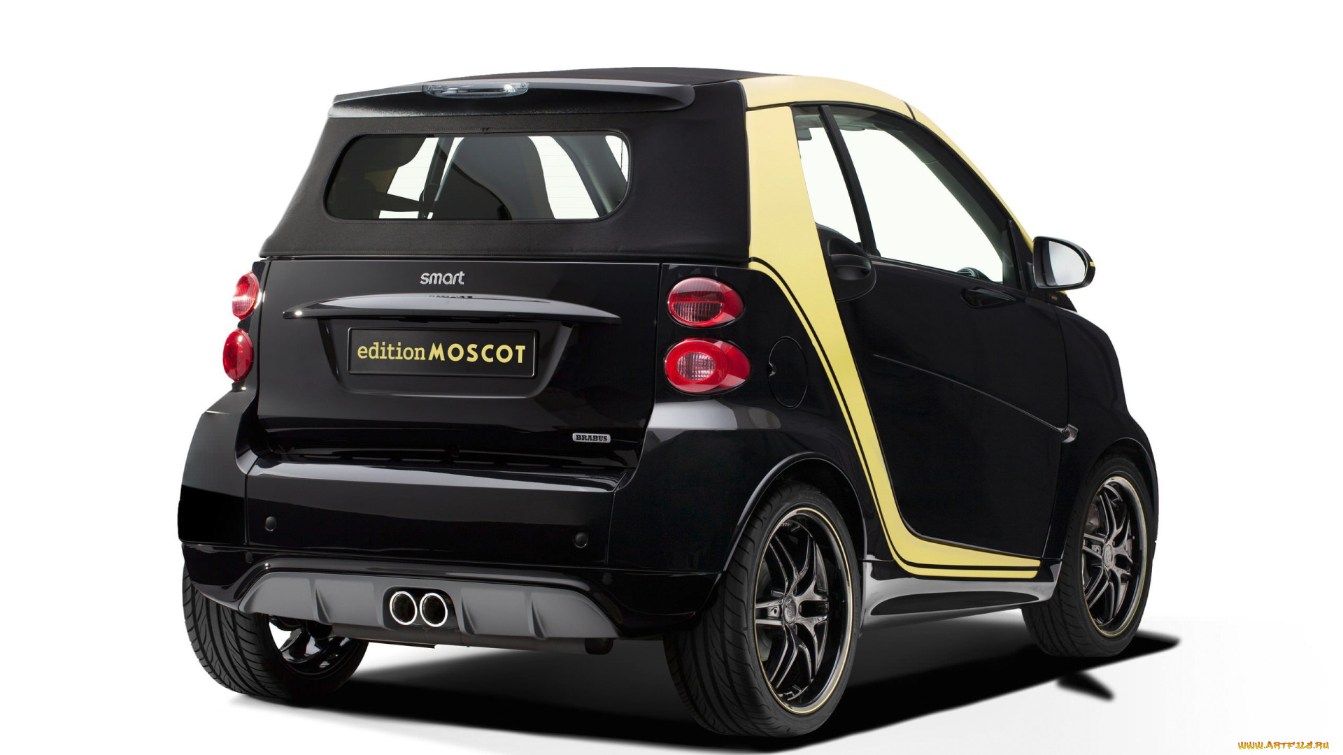 автомобили, smart, черный