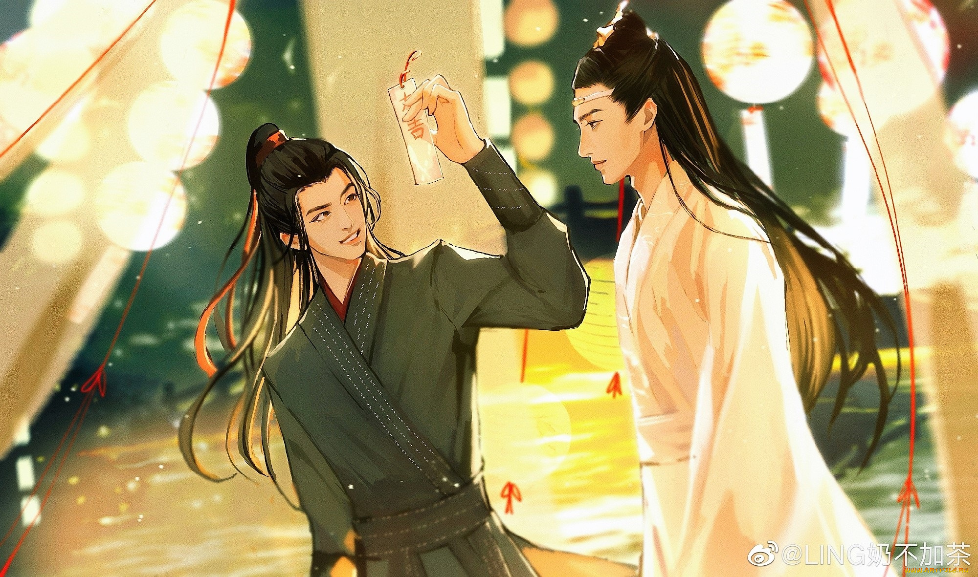 рисованное, кино, , мультфильмы, вэй, усянь, лань, ванцзи, талисман