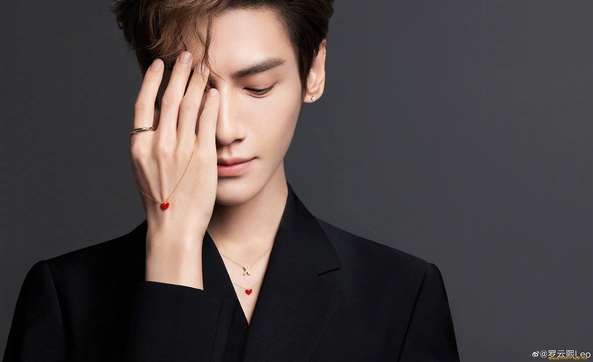 мужчины, luo, yunxi, актер, пиджак, украшения