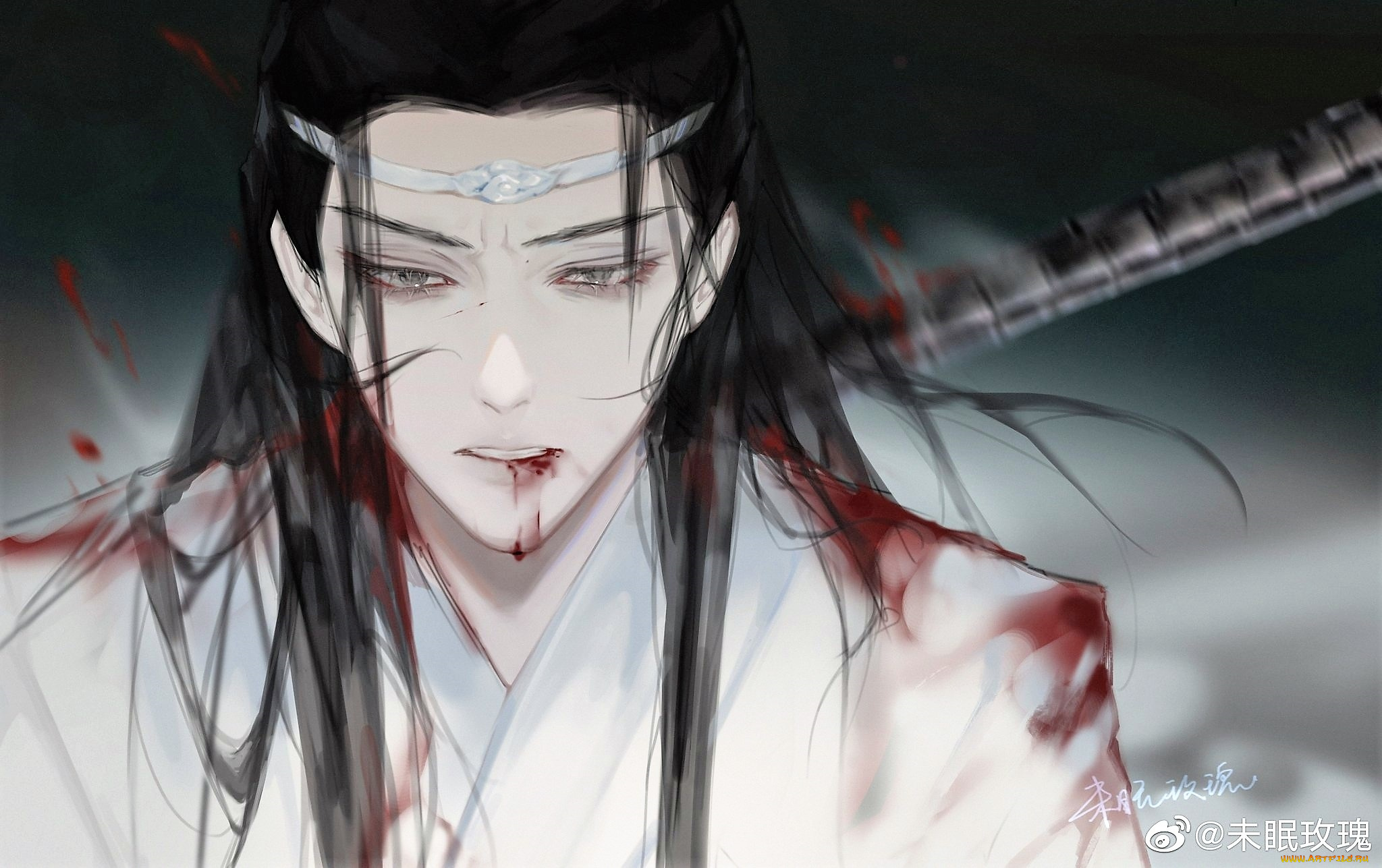 рисованное, кино, , мультфильмы, лань, ванцзи, кровь, наказание