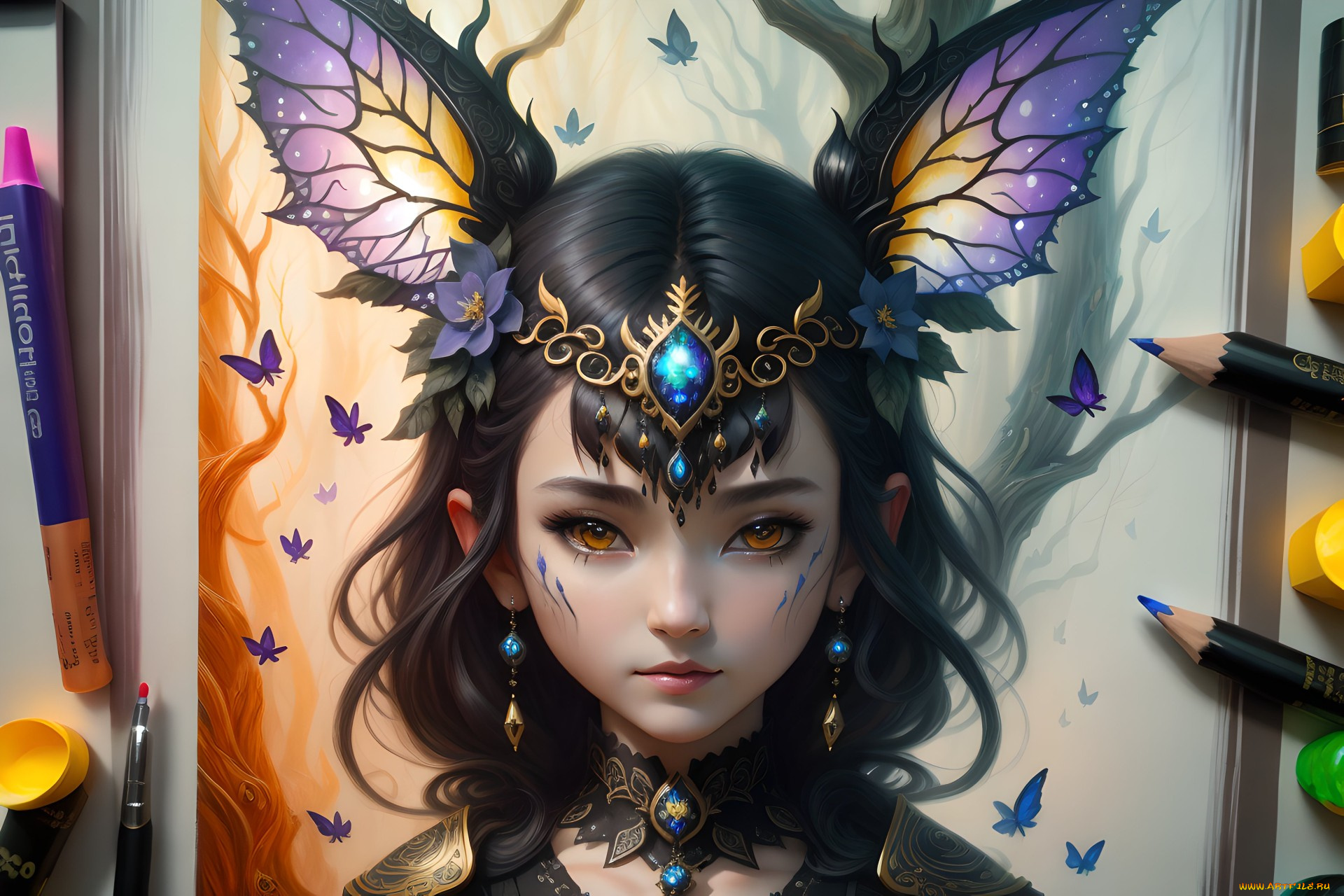 фэнтези, девушки, нейросети, графика, нейроарт, ai, art, нейронные, сети, рисунки, нейро, искусство