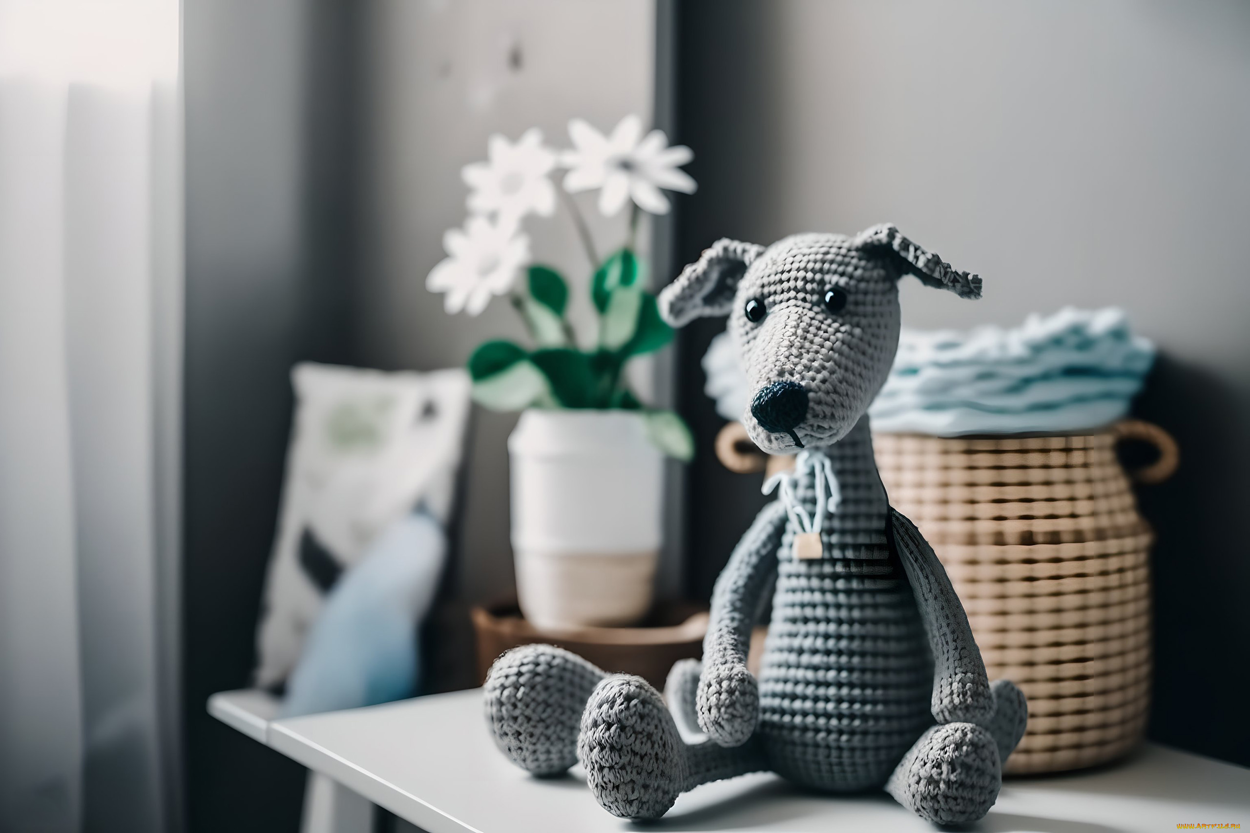 разное, ремесла, , поделки, , рукоделие, нейросети, графика, нейроарт, ai, art, нейронные, сети, рисунки, нейро, искусство, вязаная, собака