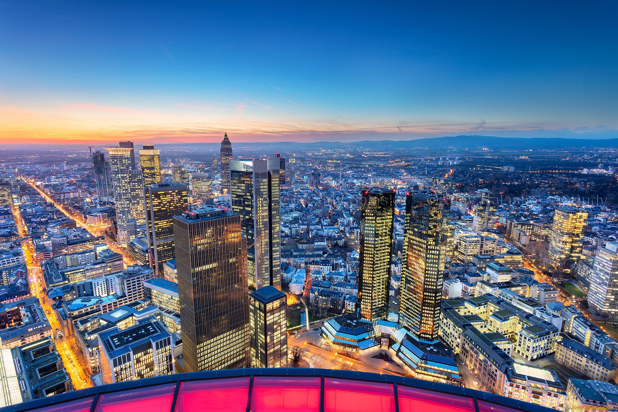 города, франкфурт-на-майне, , германия, франкфурт, на, майне