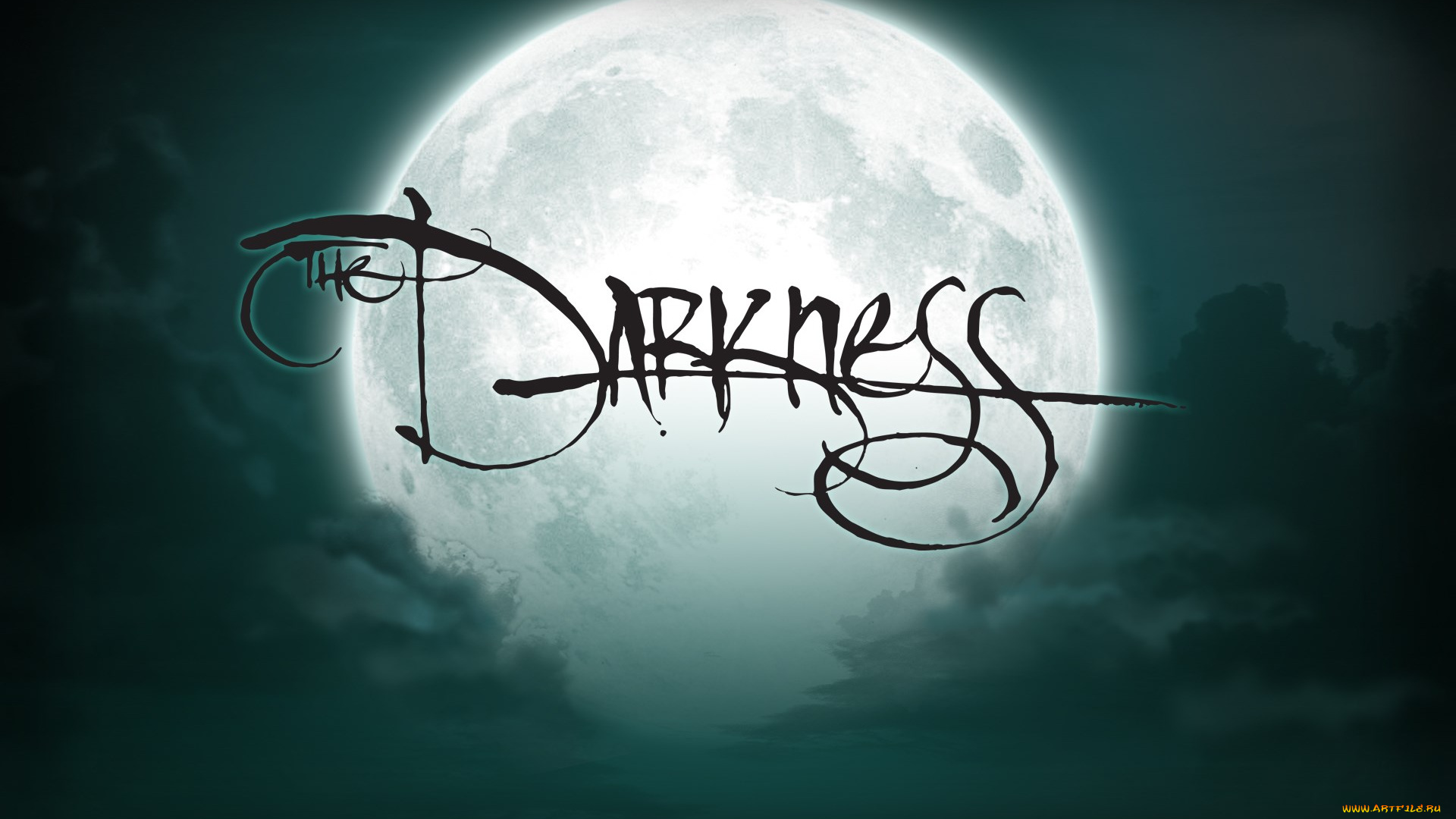 видео, игры, the, darkness, название, луна, тучи
