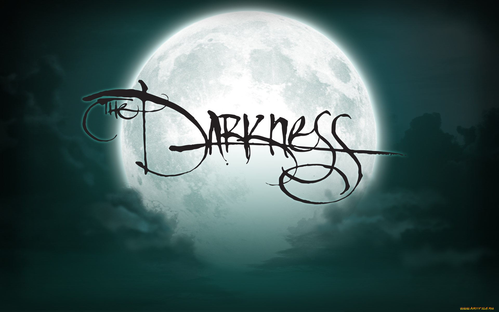 видео, игры, the, darkness, название, луна, тучи
