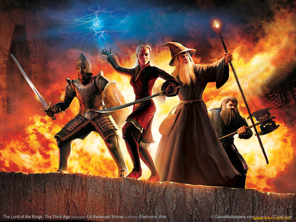 lord, of, the, rings, third, age, видео, игры