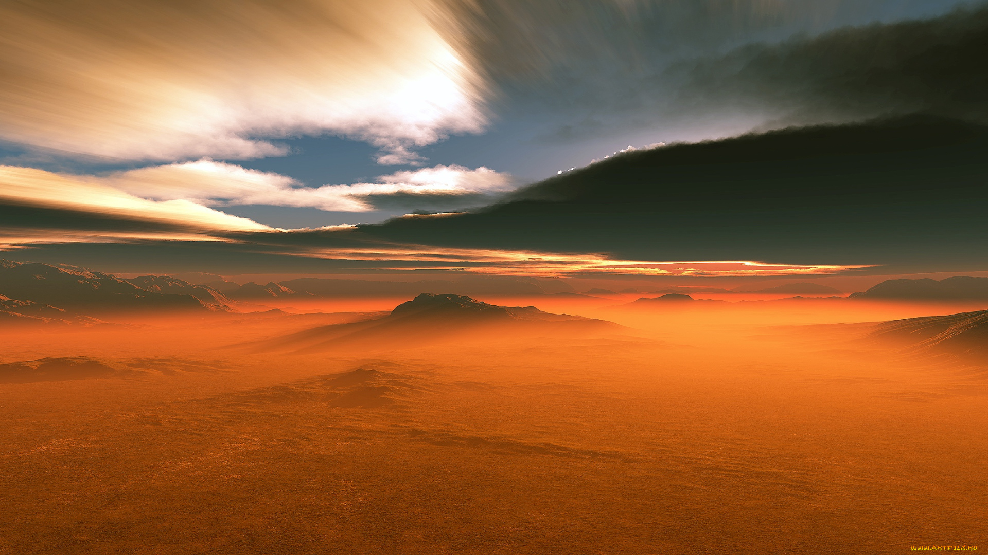 infinite, wisdom, 3д, графика, nature, landscape, природа