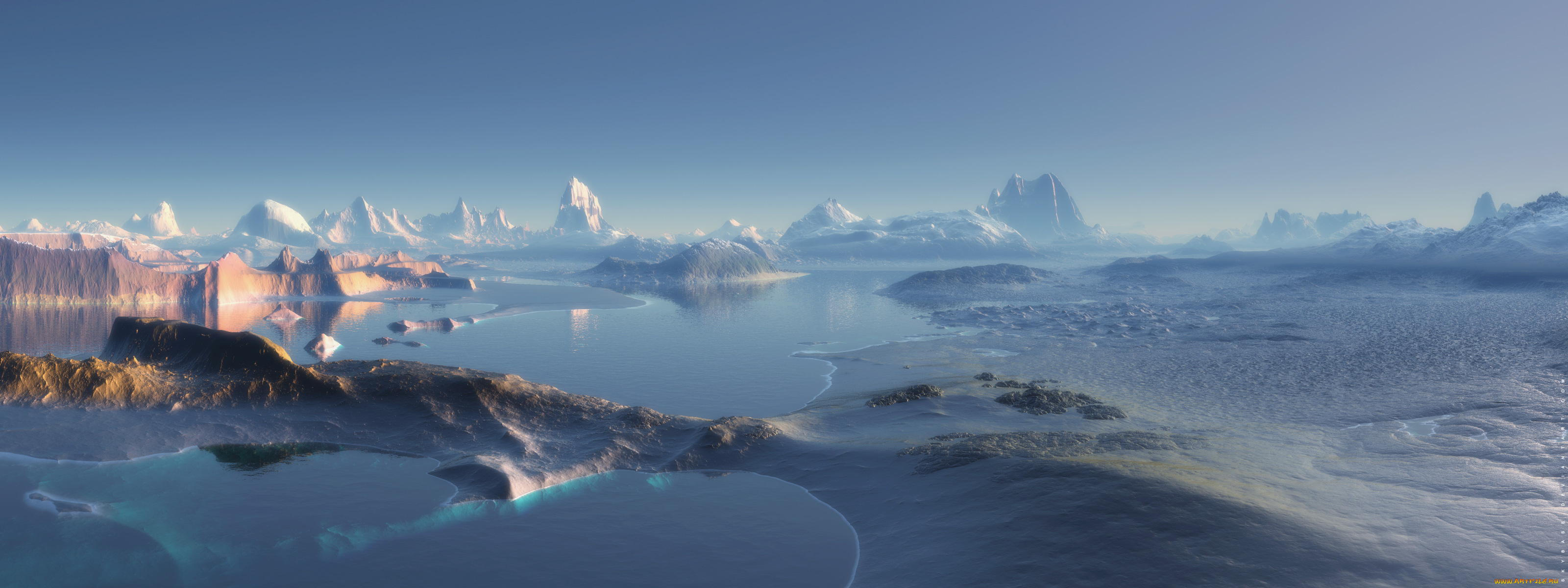 blankness, du, disp, edition, by, skybase, 3д, графика, nature, landscape, природа