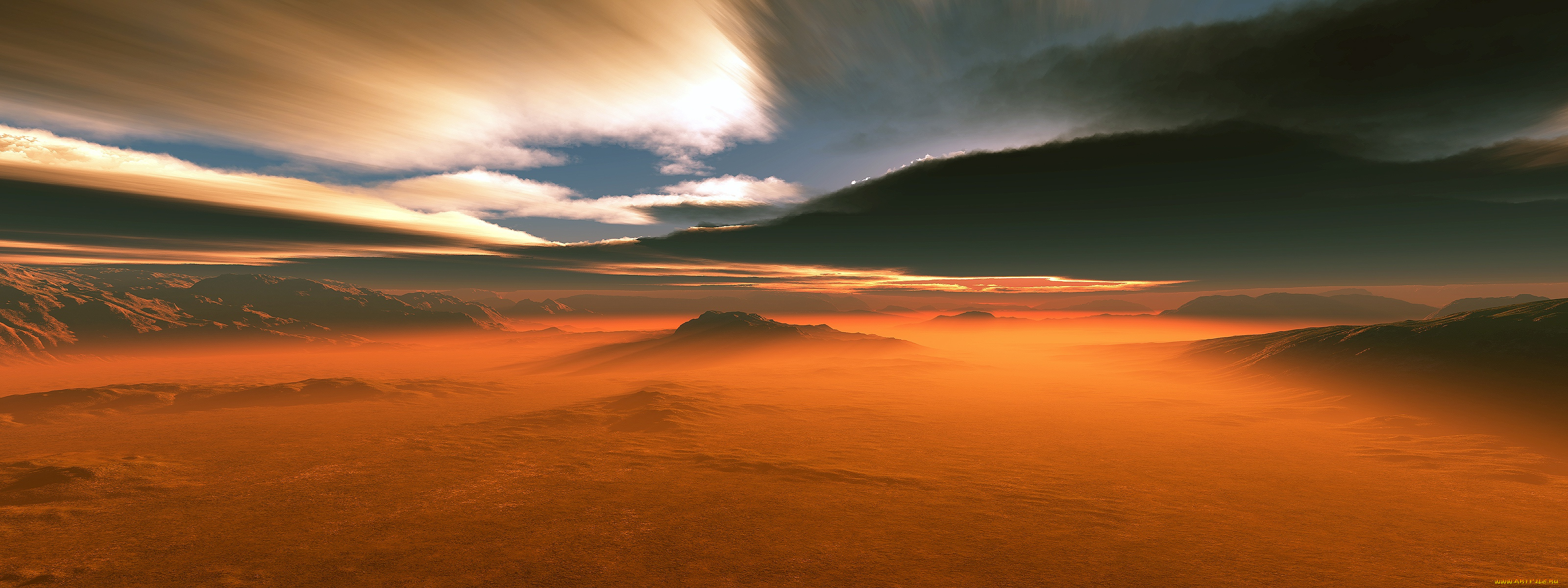 infinite, wisdom, 3д, графика, nature, landscape, природа