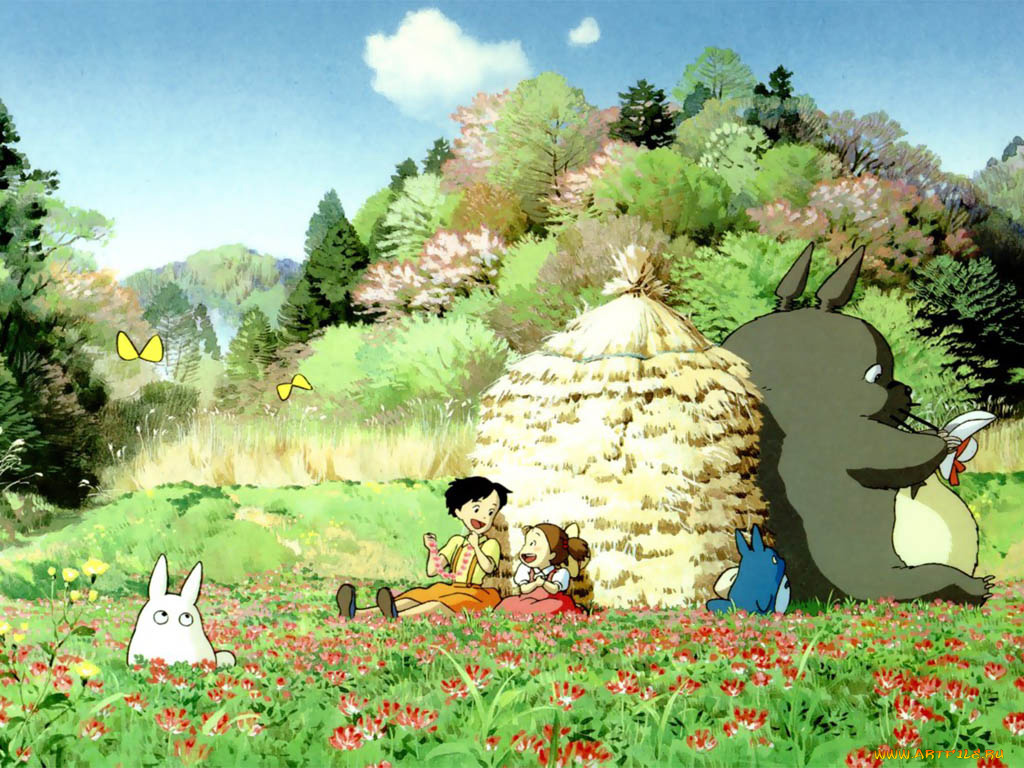 my, neighbor, totoro, аниме