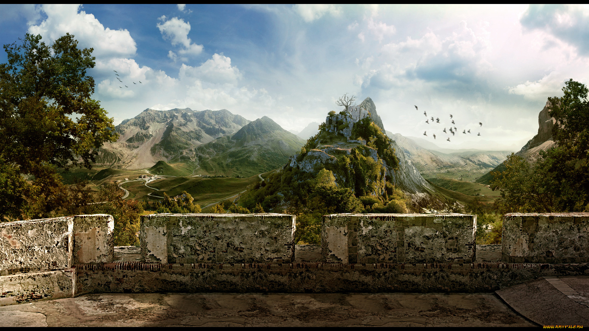 фэнтези, пейзажи