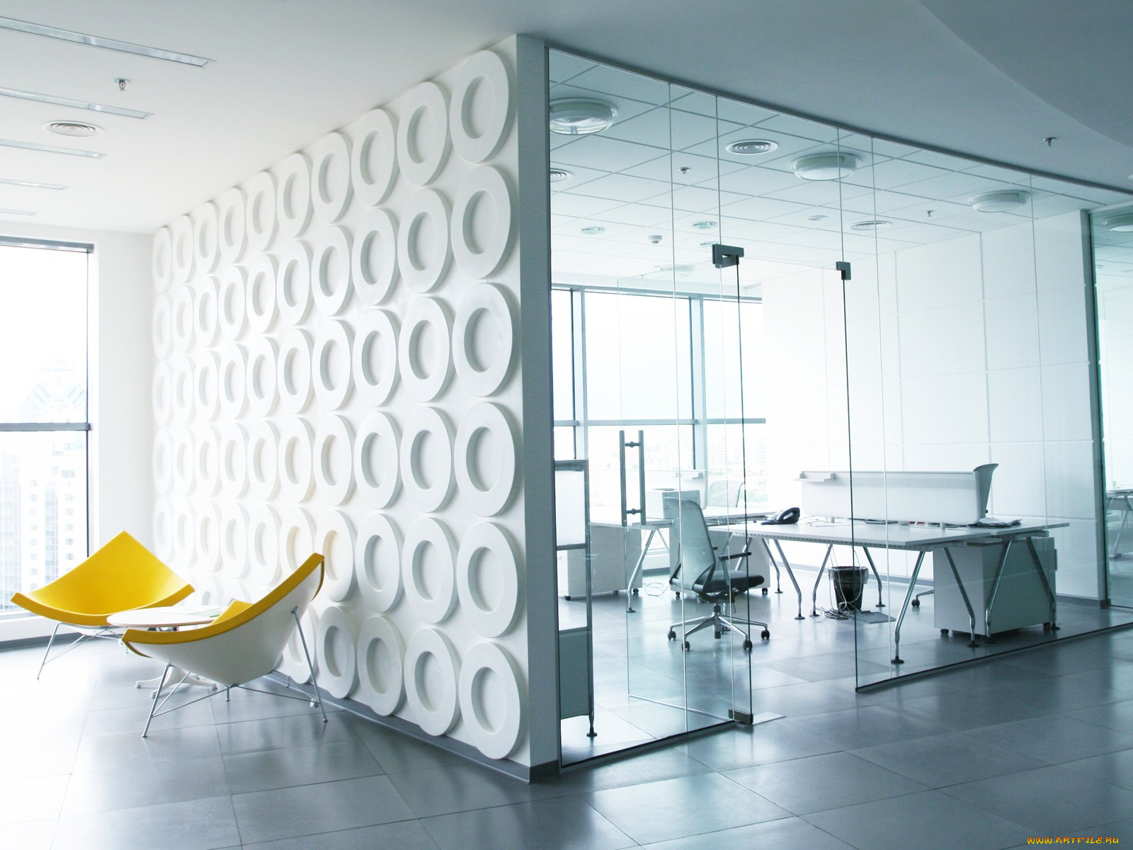 интерьер, кабинет, библиотека, офис