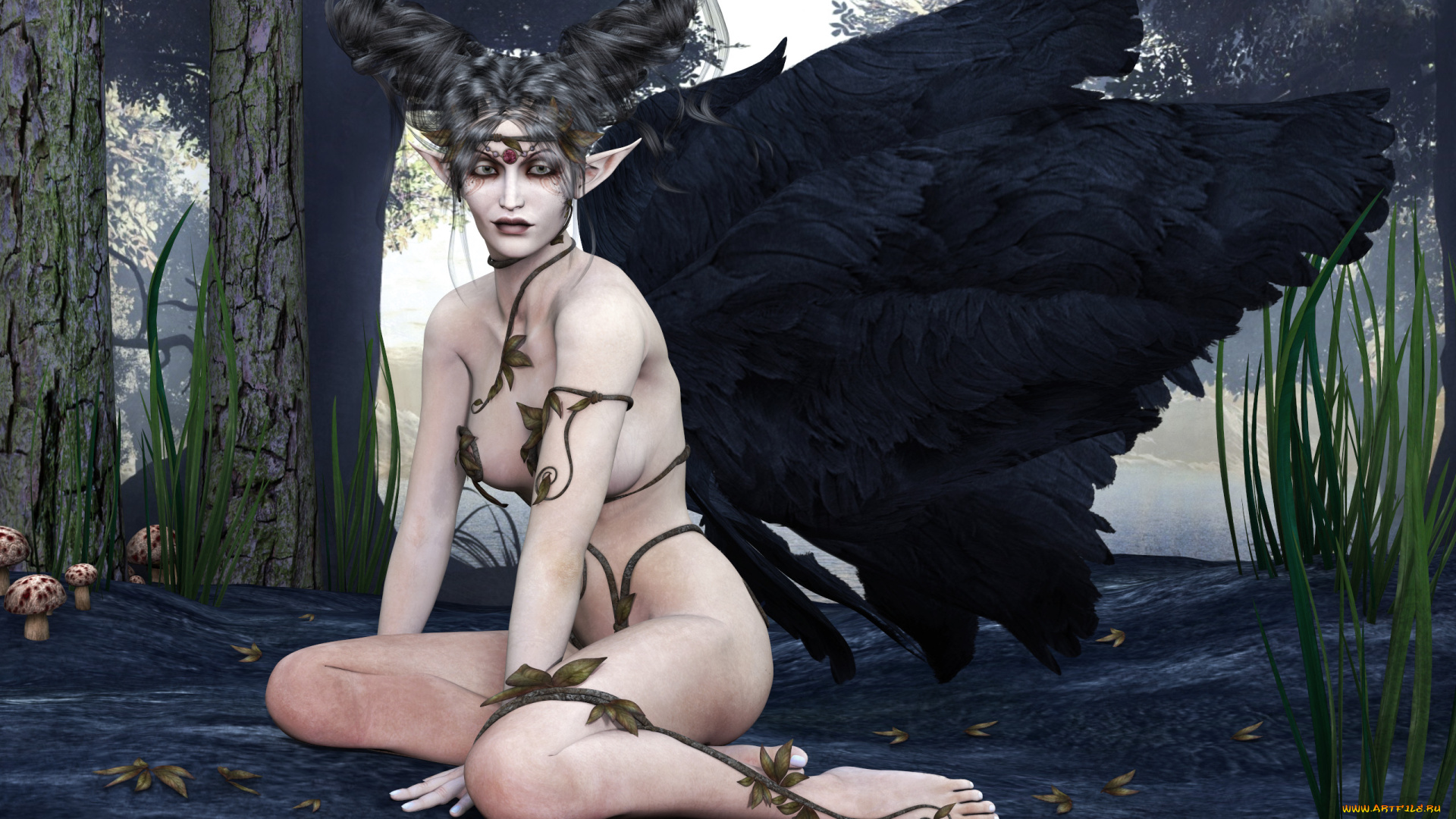 3д, графика, elves, эльфы