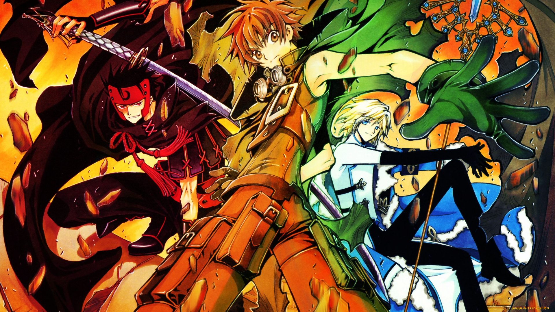 tsubasa, reservoir, chronicle, аниме, chronicles