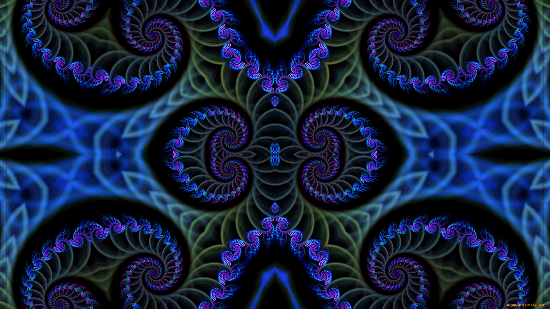 3д, графика, fractal, фракталы, цвета, фон, узор
