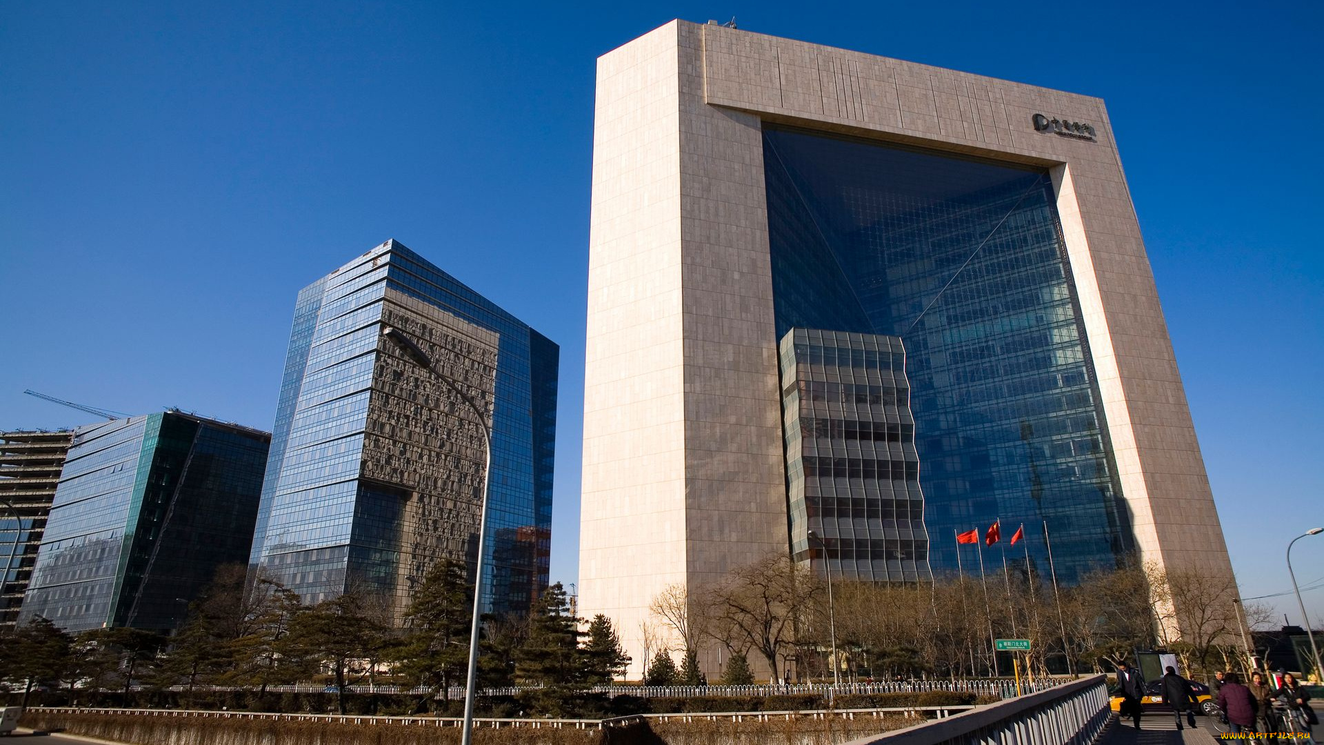 города, пекин, китай