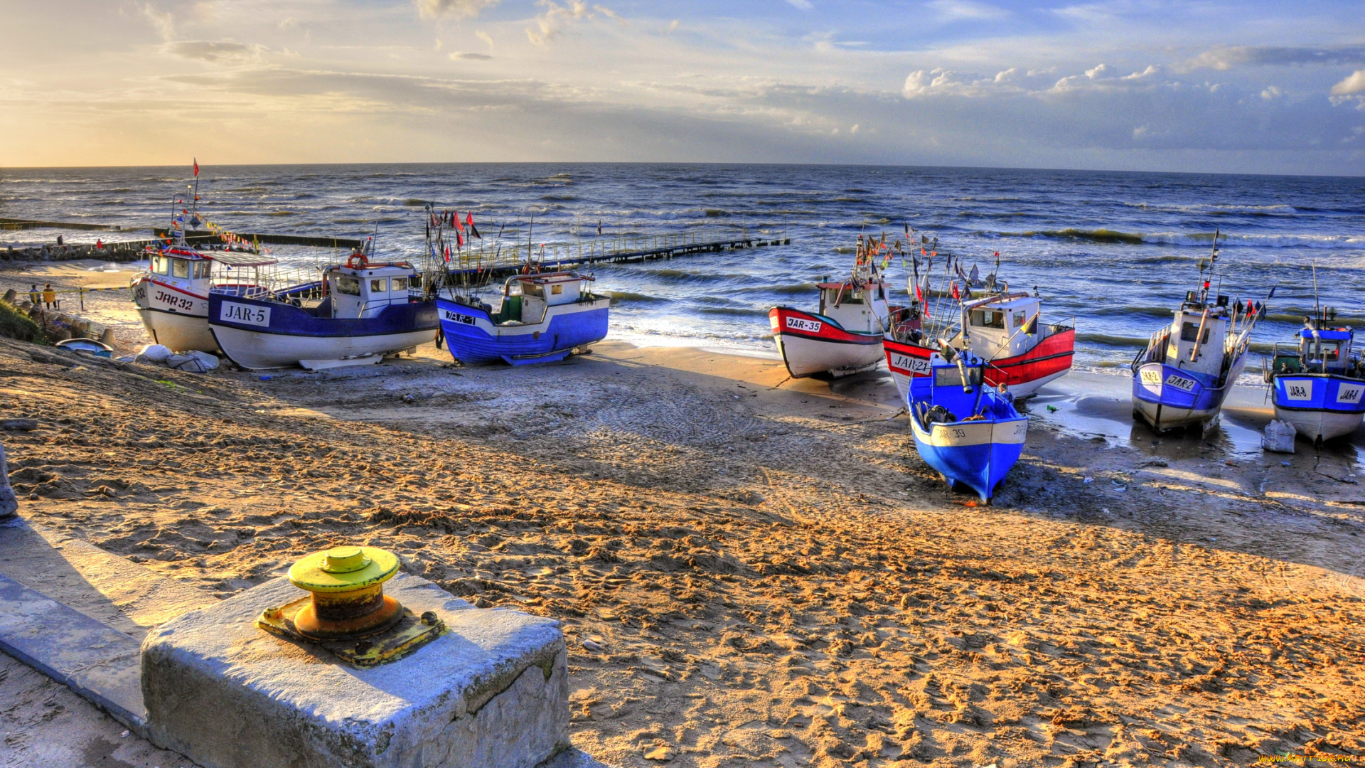 польша, postomino, корабли, катера, море, лодки