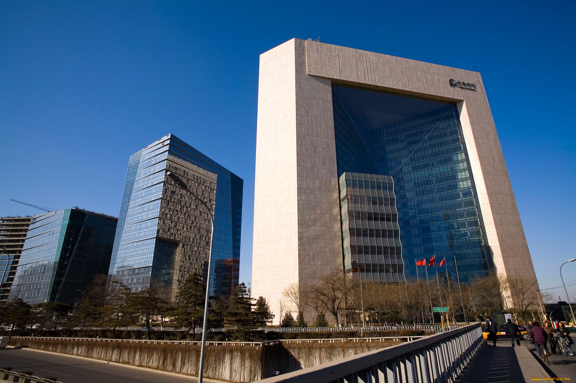 города, пекин, китай