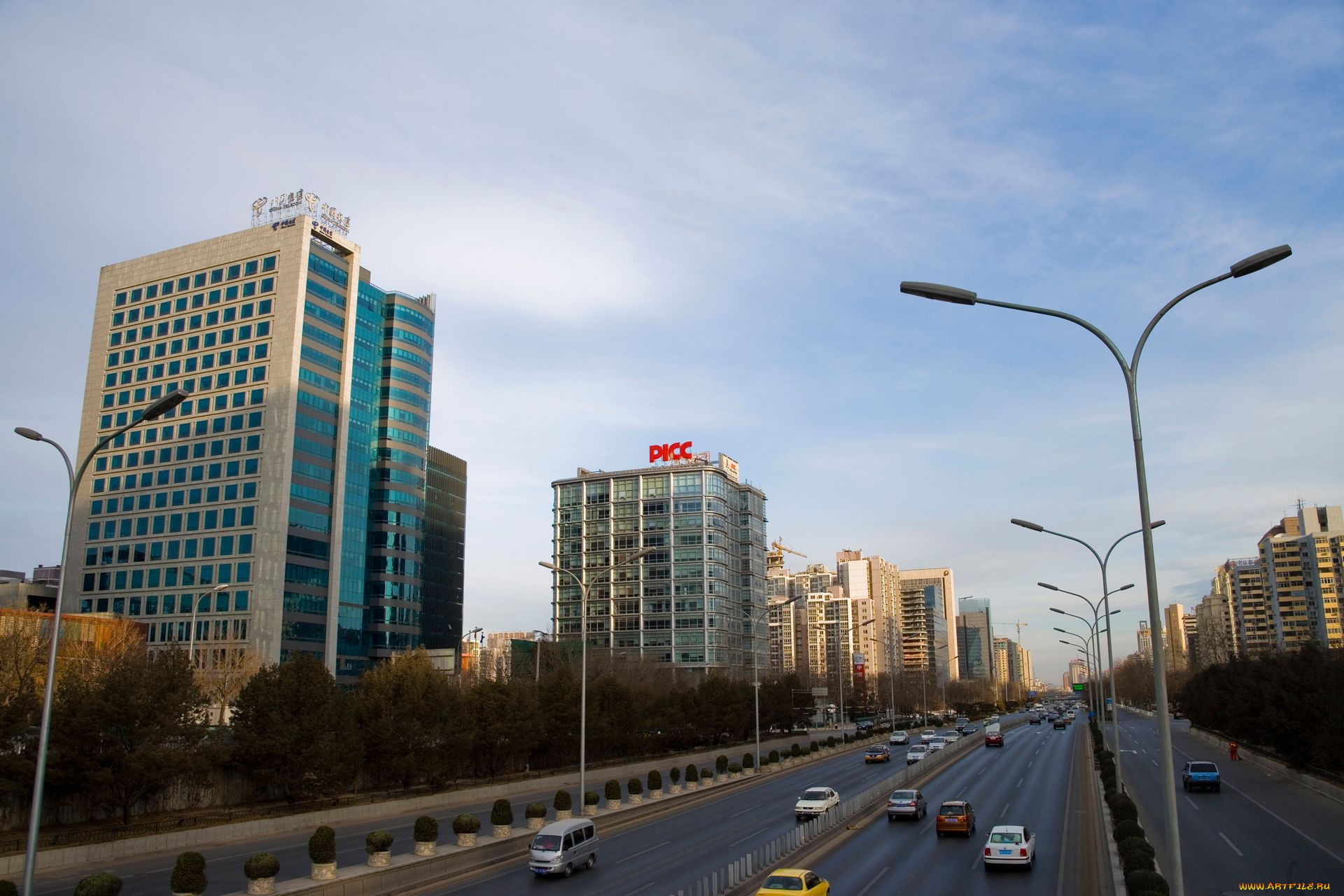 города, пекин, китай