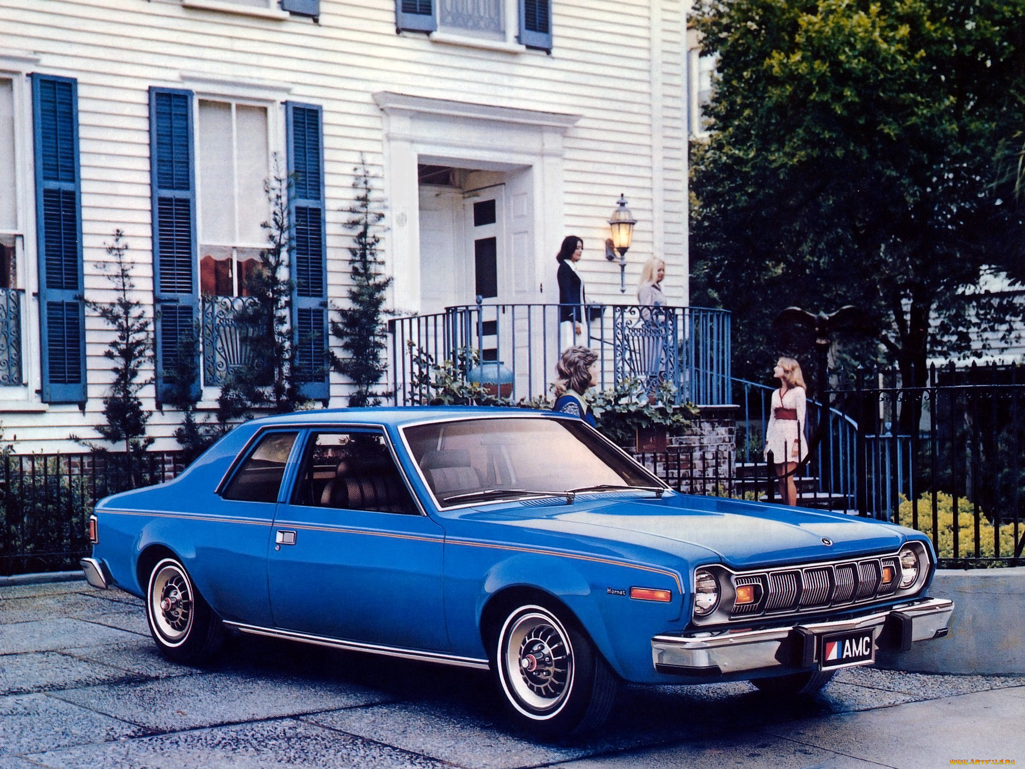 amc, hornet, door, sedan, автомобили
