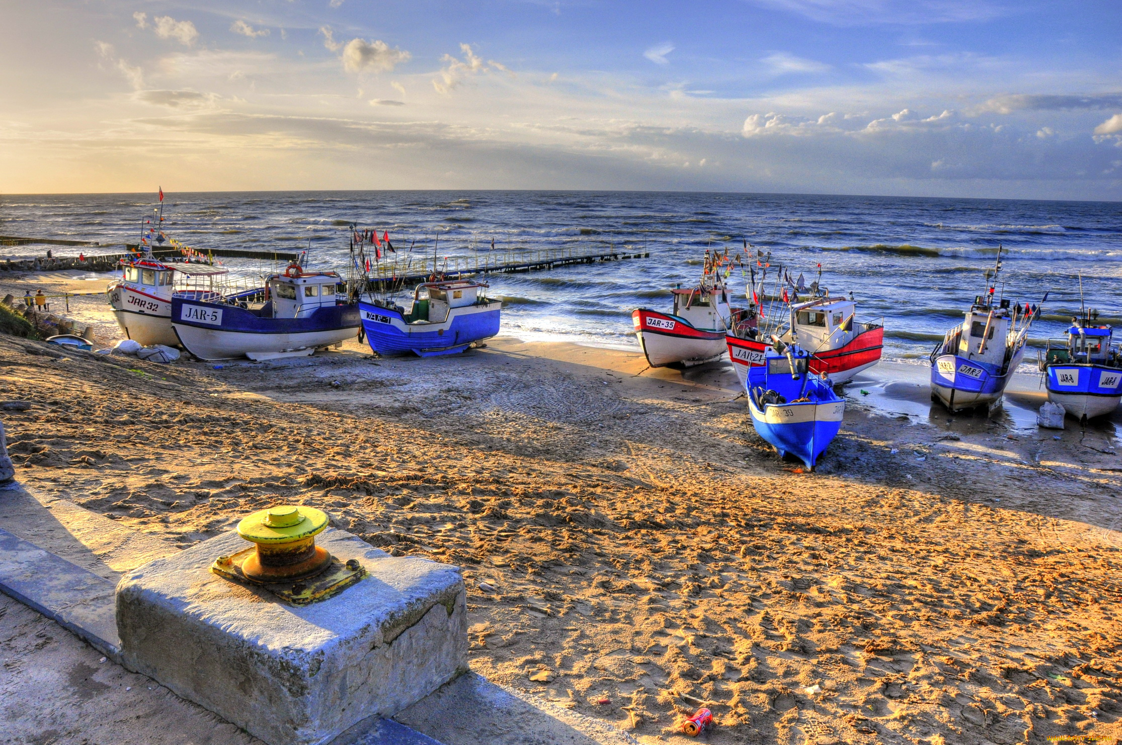 польша, postomino, корабли, катера, море, лодки