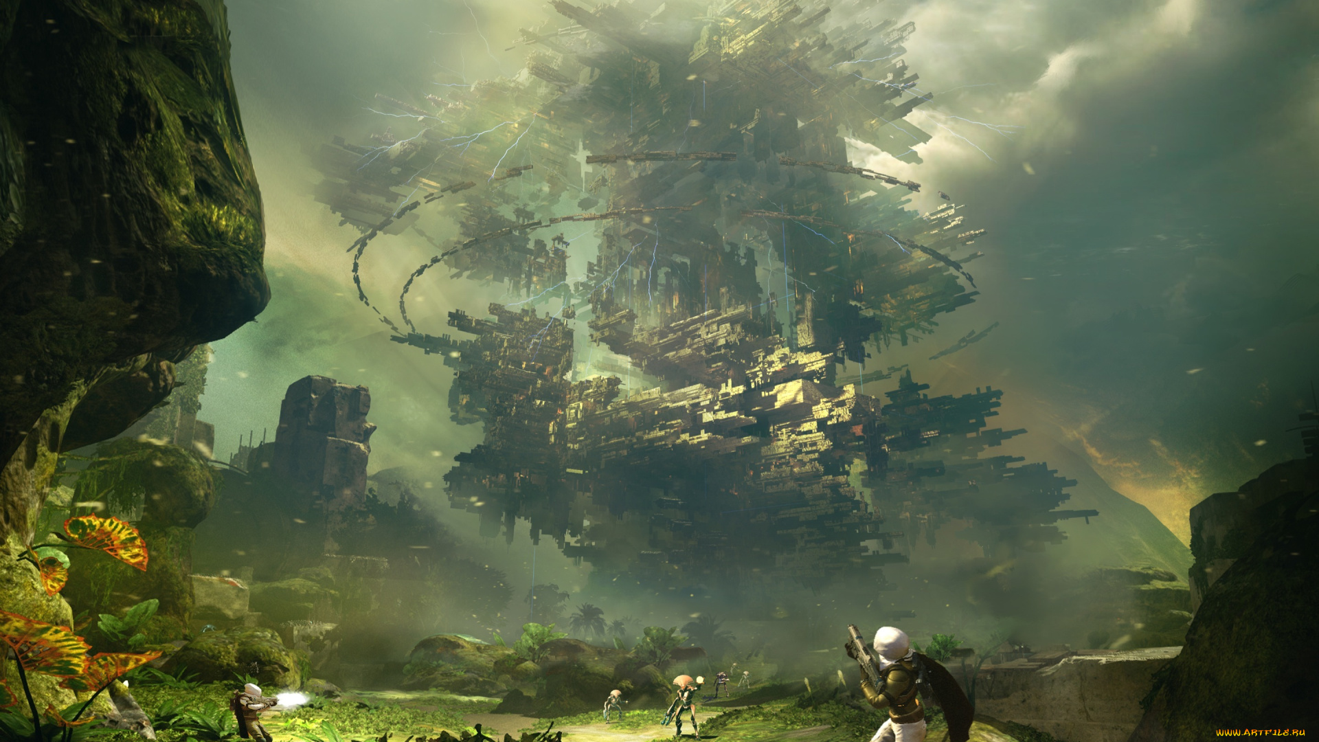 destiny, видео, игры, космическая, станция