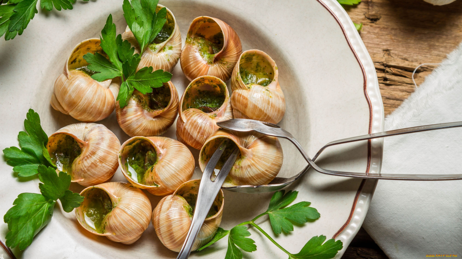 еда, рыба, морепродукты, суши, роллы, вилка, жареные, улитки, щипцы, тарелка