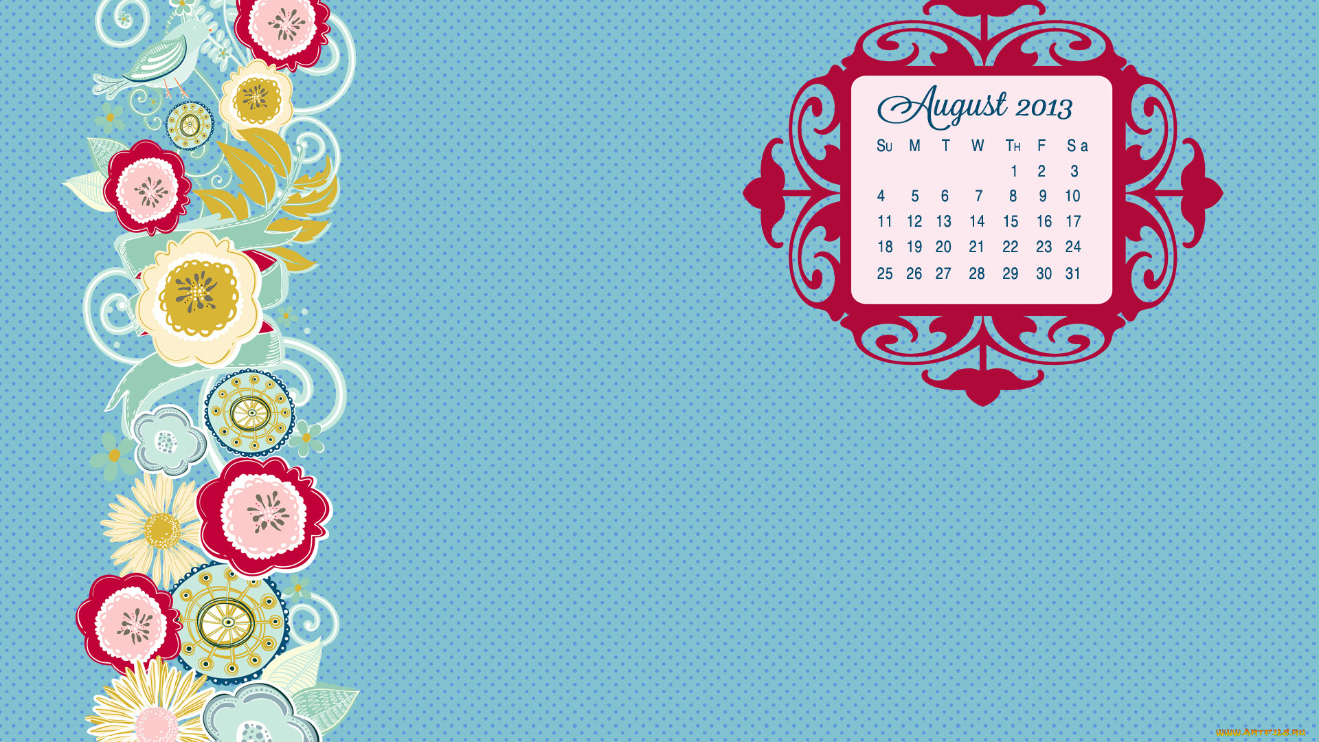 календари, рисованные, векторная, графика, рисунок