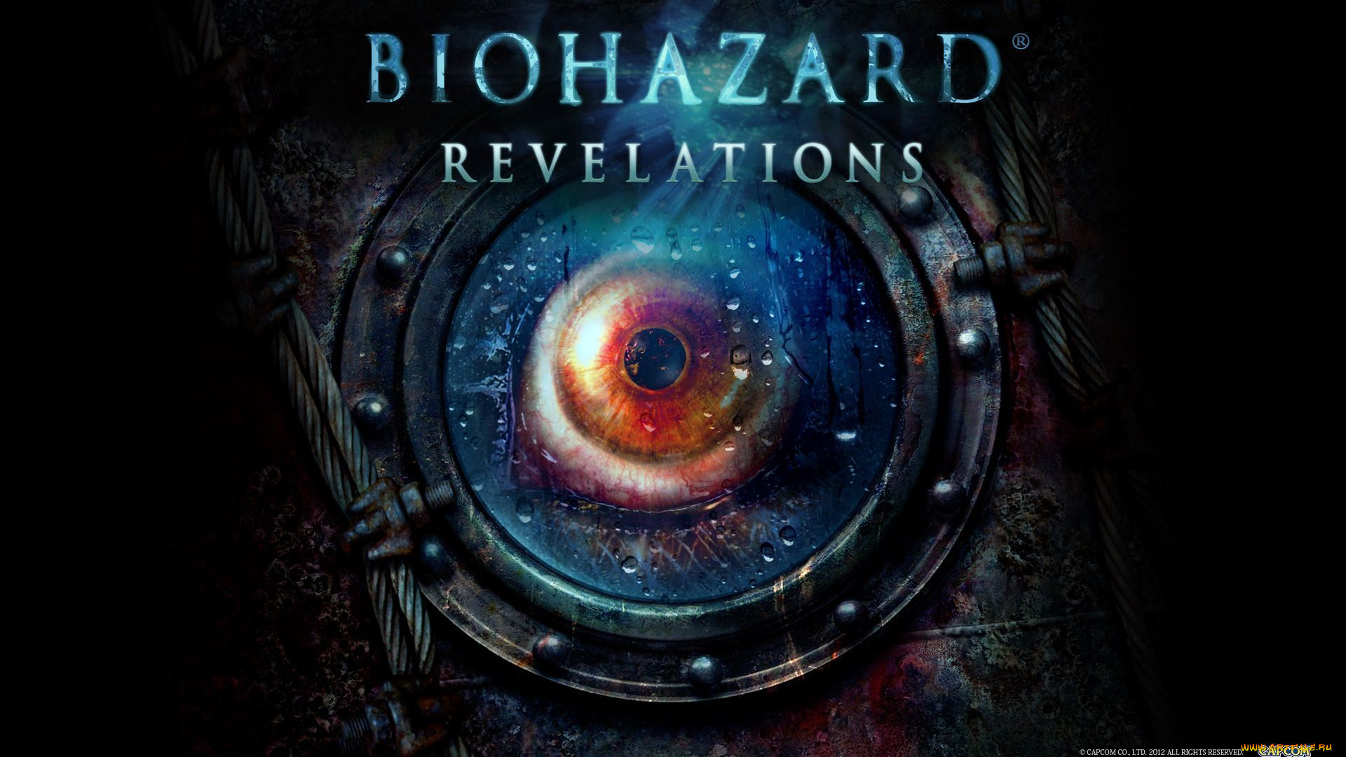 resident, evil, revelations, видео, игры, глаз, иллюминатор