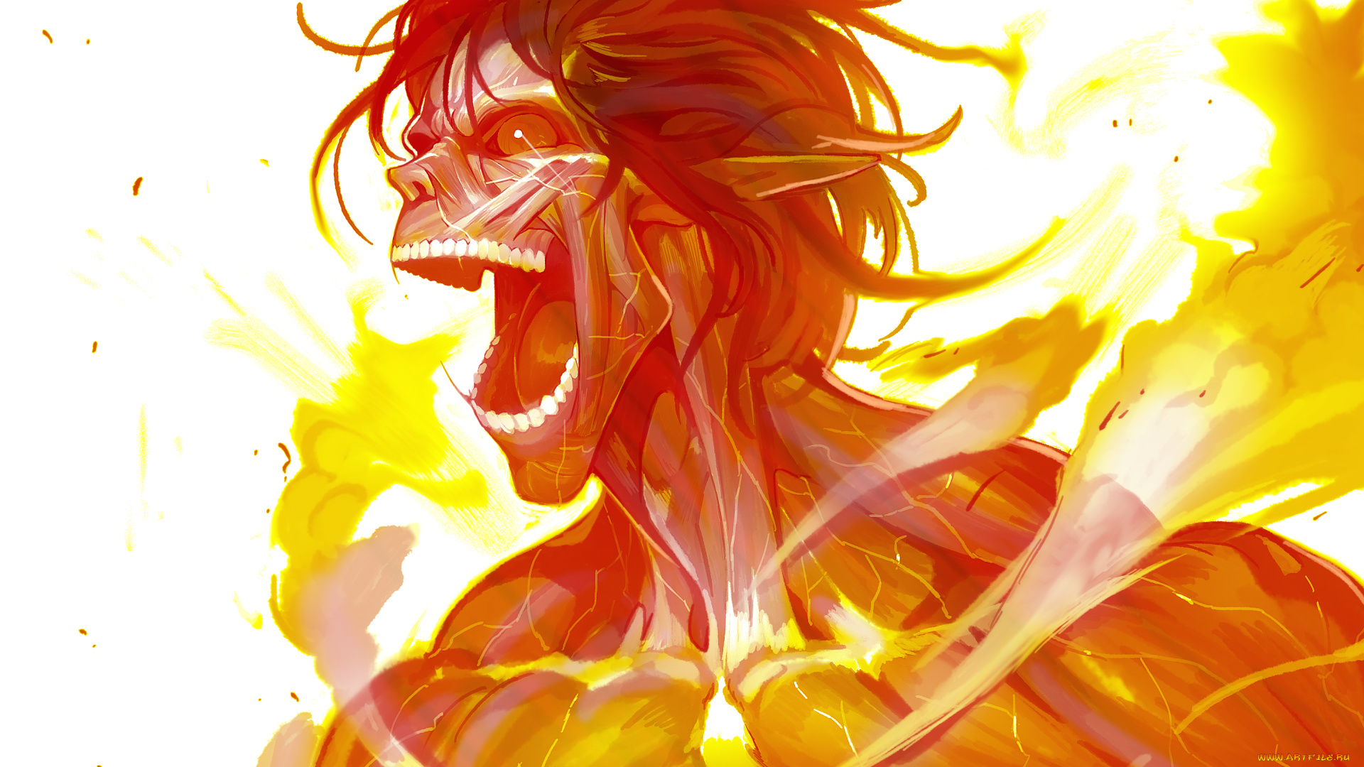 shingeki, no, kyojin, аниме, shingeki, no, kyojin, вторжение, титанов, гигант