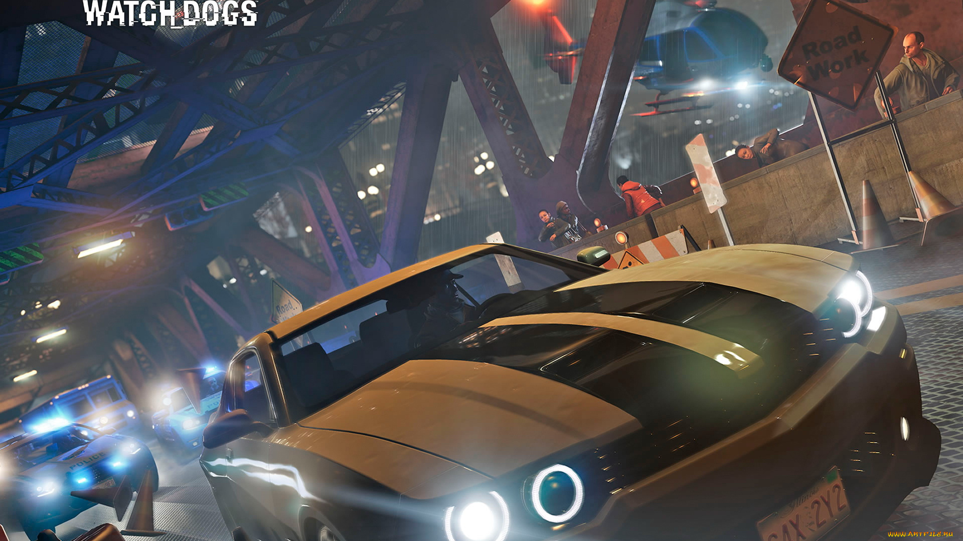 watch, dogs, видео, игры, автомобили, мост