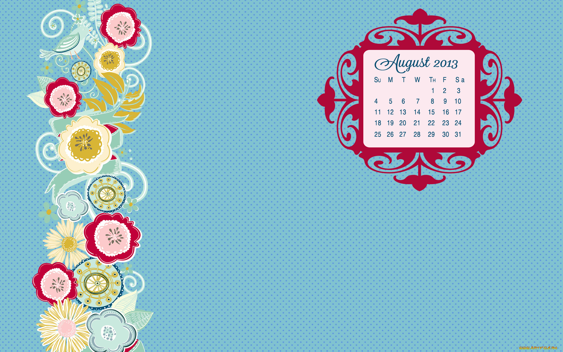 календари, рисованные, векторная, графика, рисунок