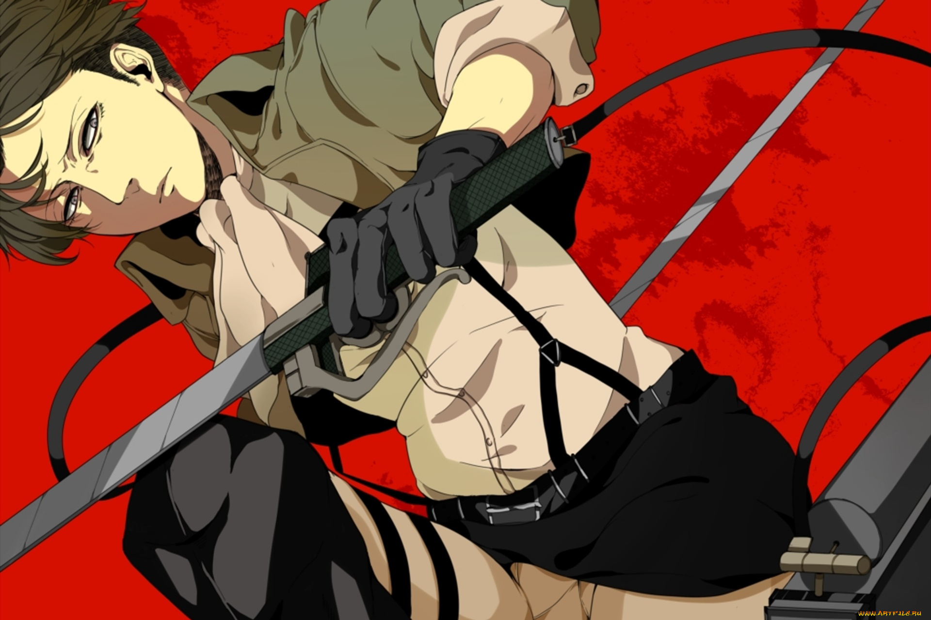 shingeki, no, kyojin, аниме