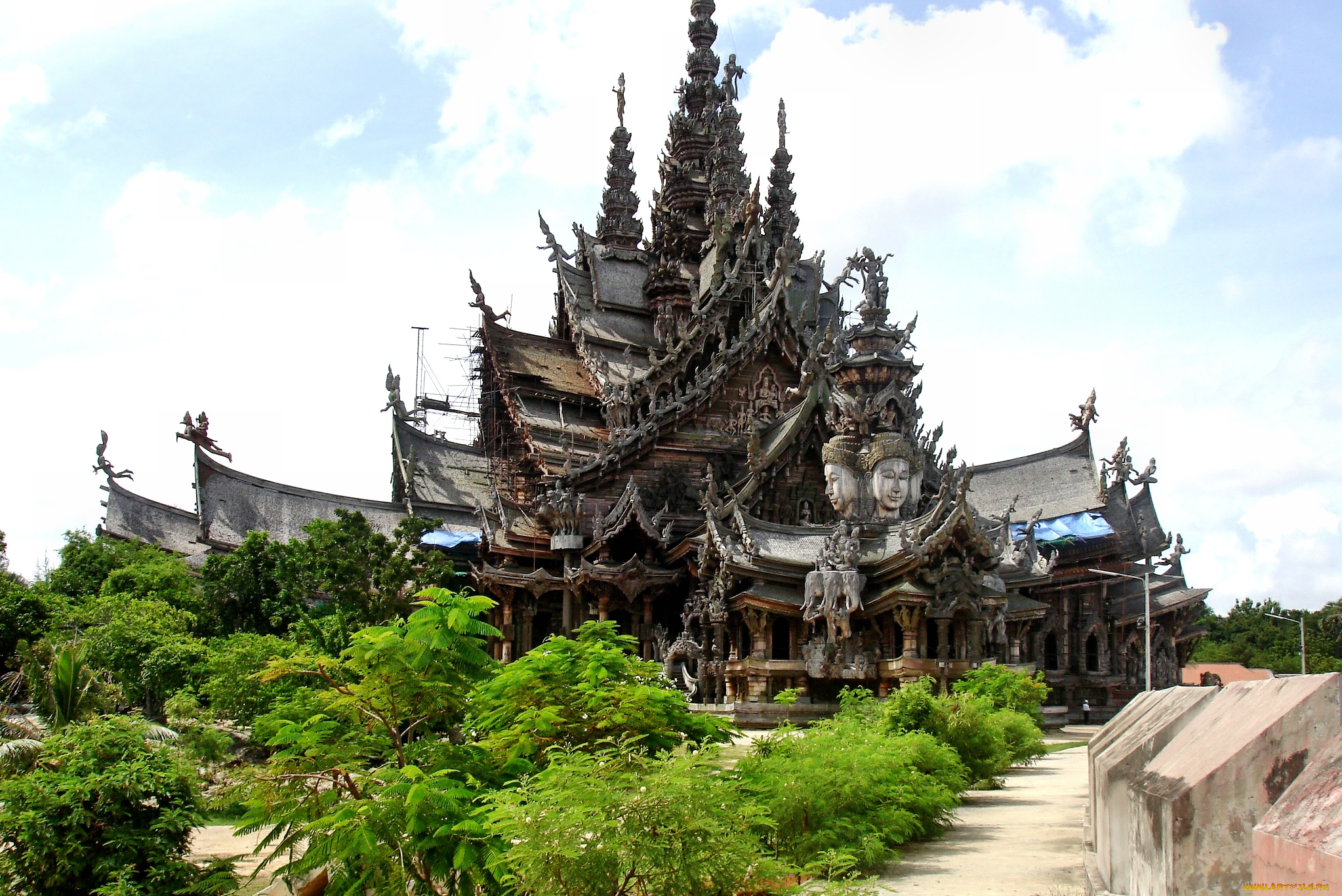 таиланд, Чонбури, паттайя, города, буддистские, другие, храмы, буддийский, храм