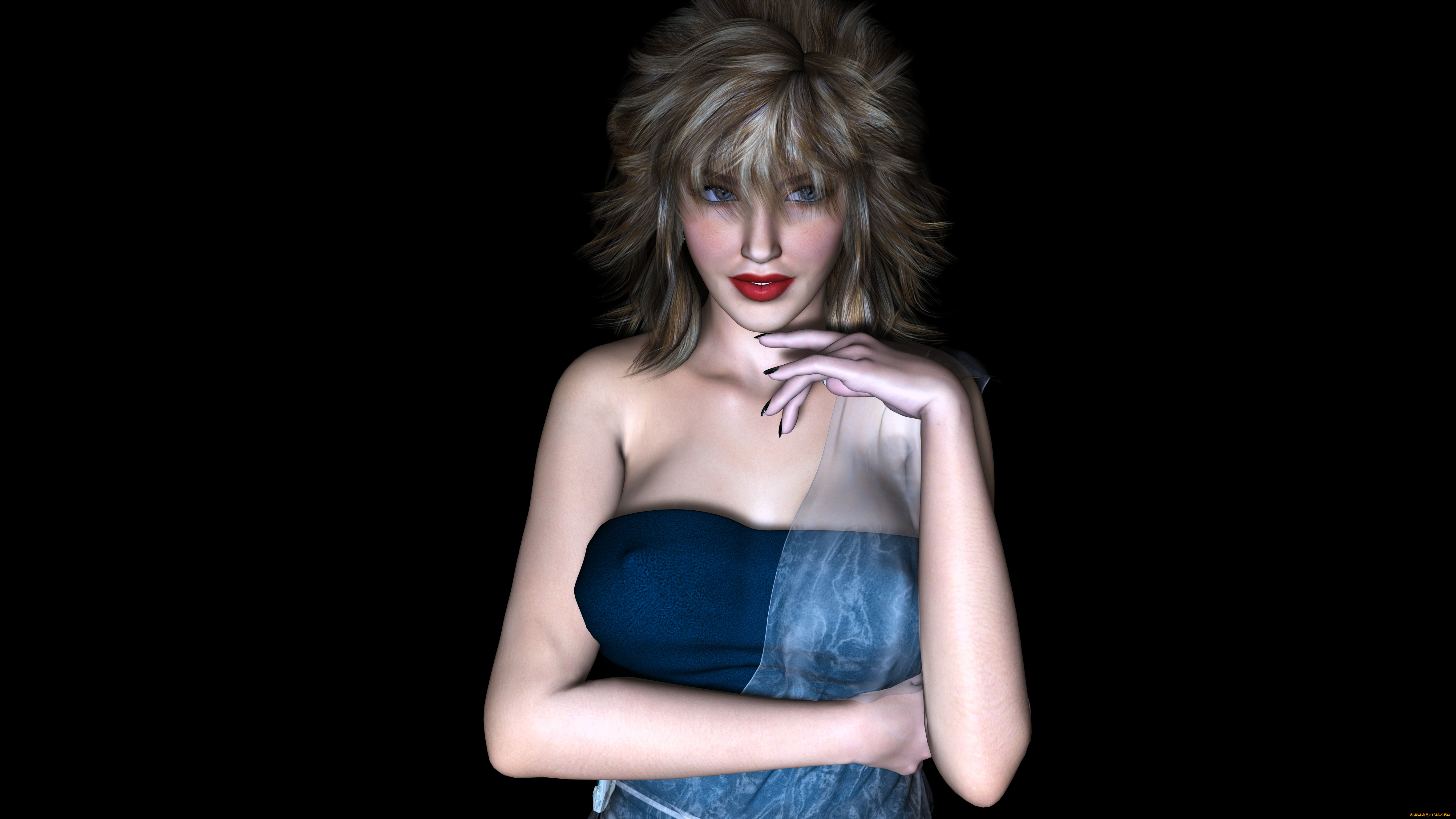 3д, графика, people, люди, взгляд, девушка