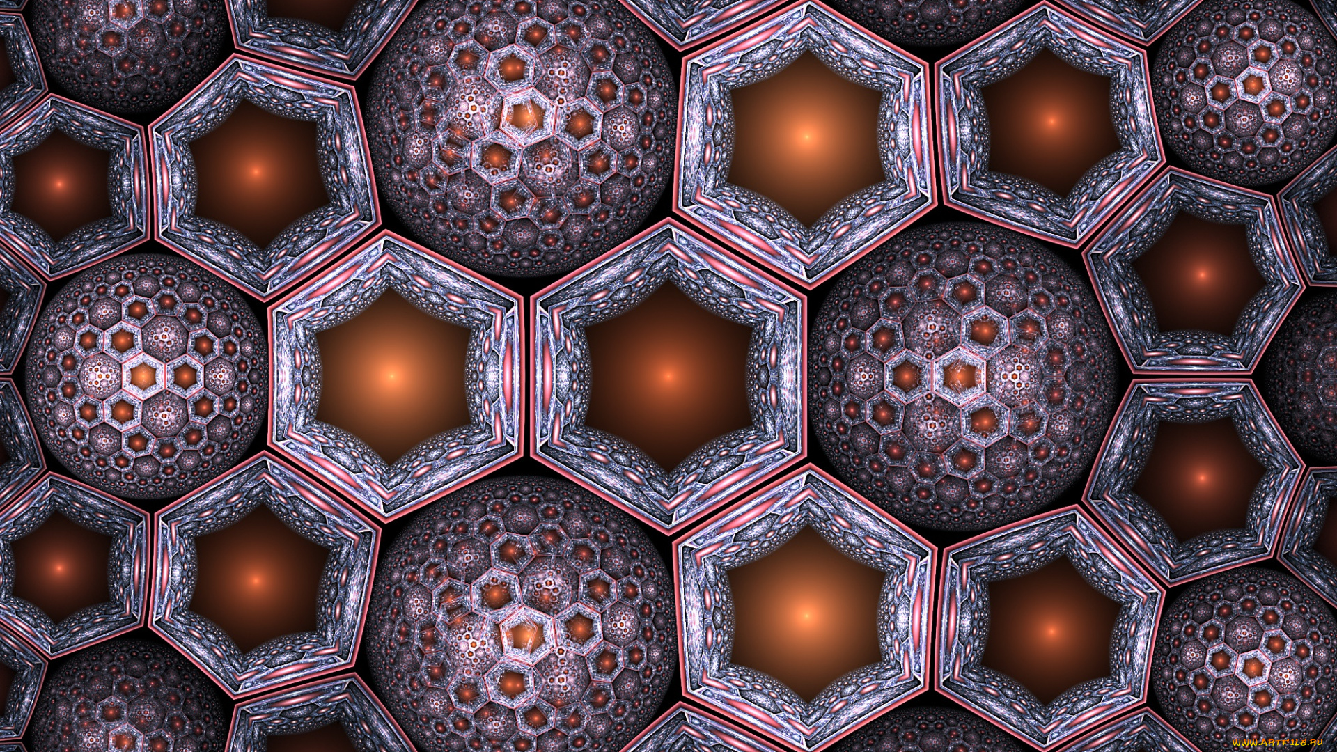 3д, графика, фракталы, , fractal, цвета, узор, фон