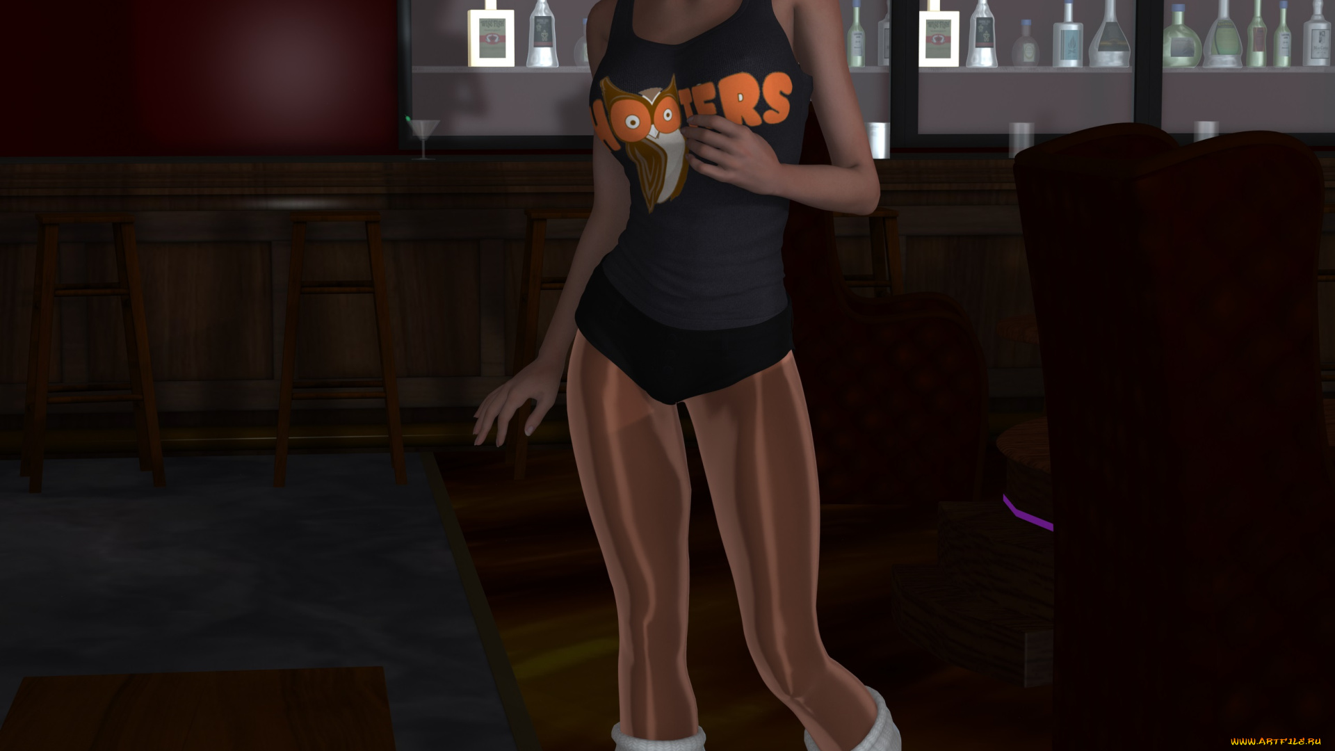 3д, графика, люди, , people, взгляд, купальник, девушка, фон