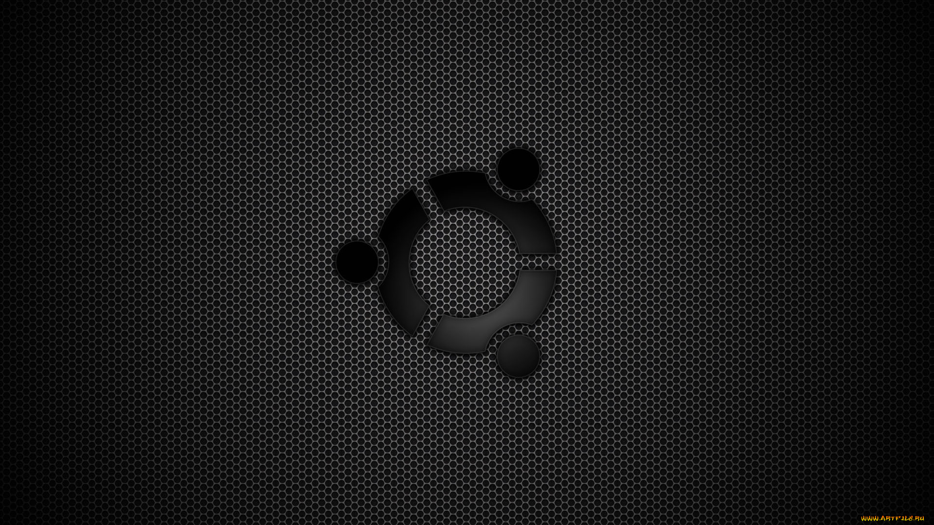 компьютеры, ubuntu, linux, фон, логотип