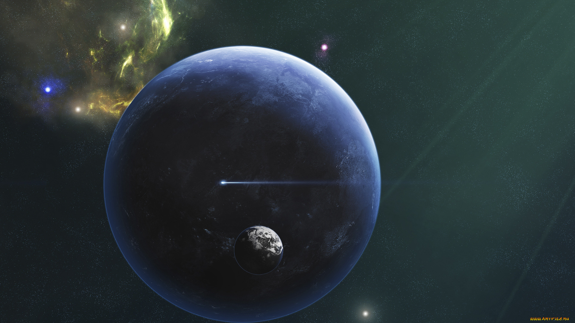 космос, арт, deep, planets, space