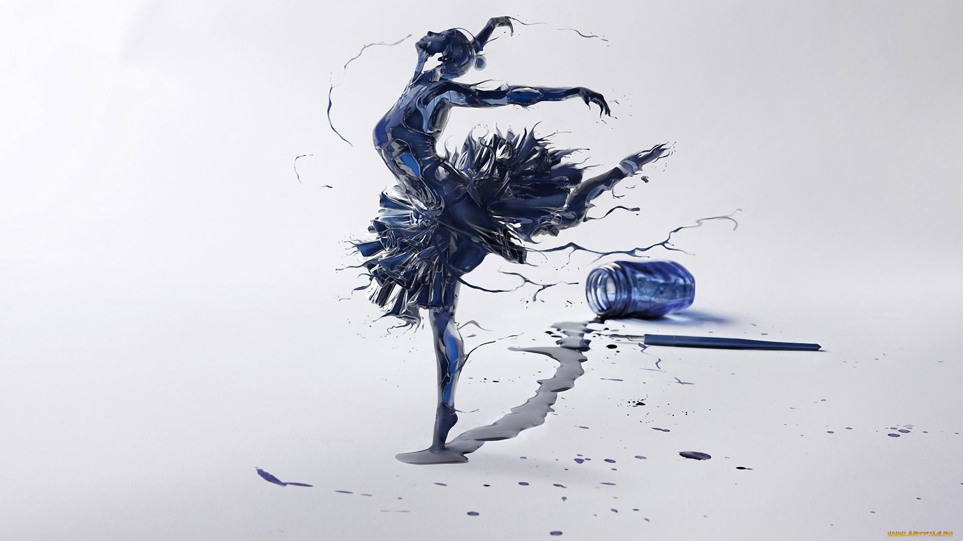 разное, компьютерный, дизайн, балерина
