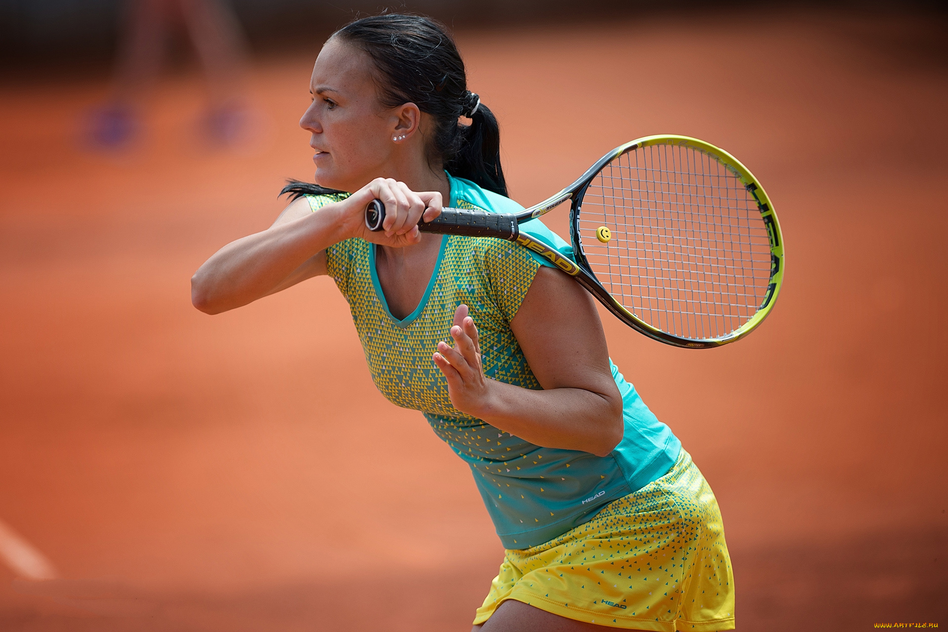 hoch, eva, maria, спорт, теннис, ракетка, корт, девушка