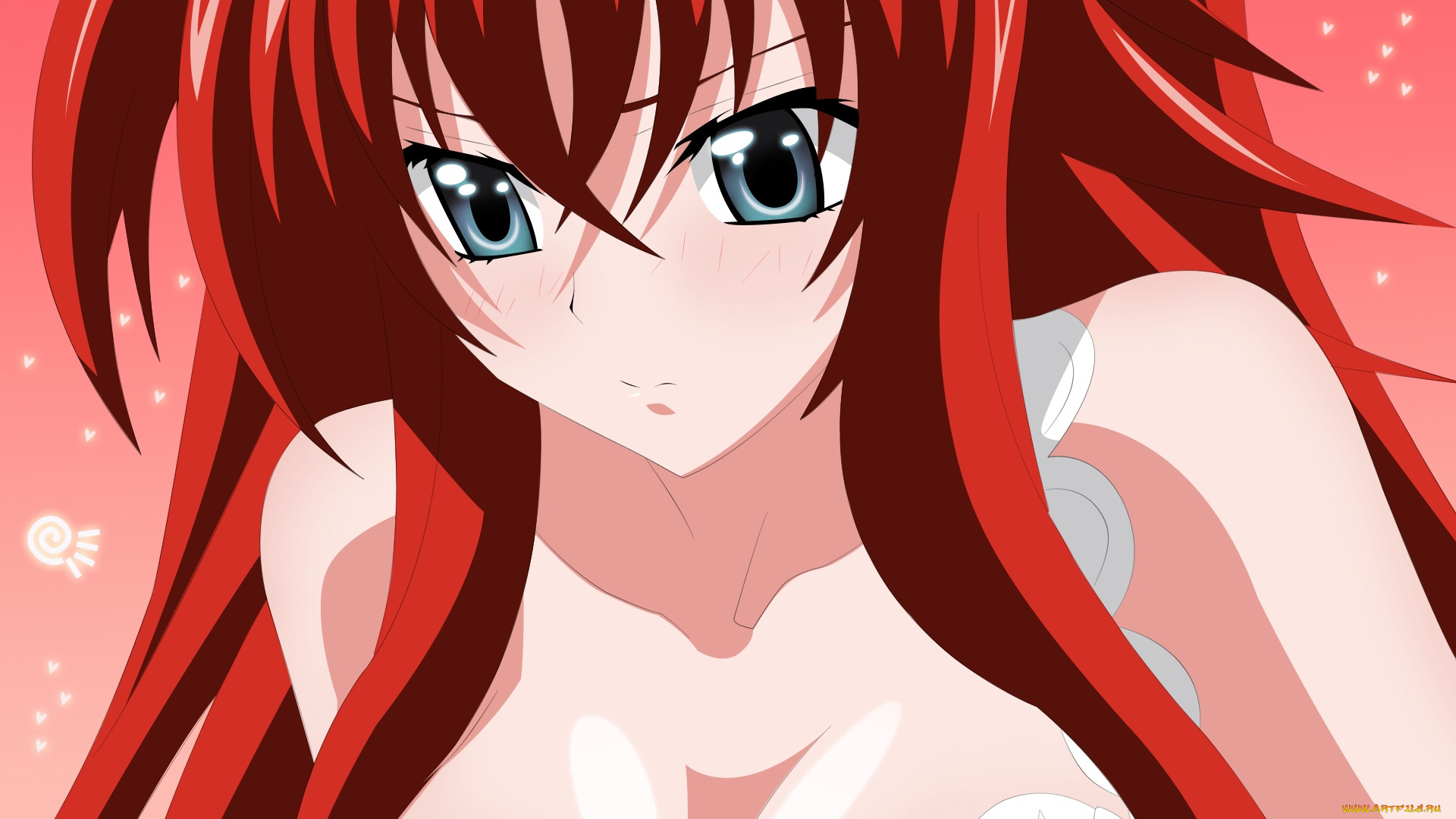 аниме, highschool, dxd, фон, взгляд, девушка
