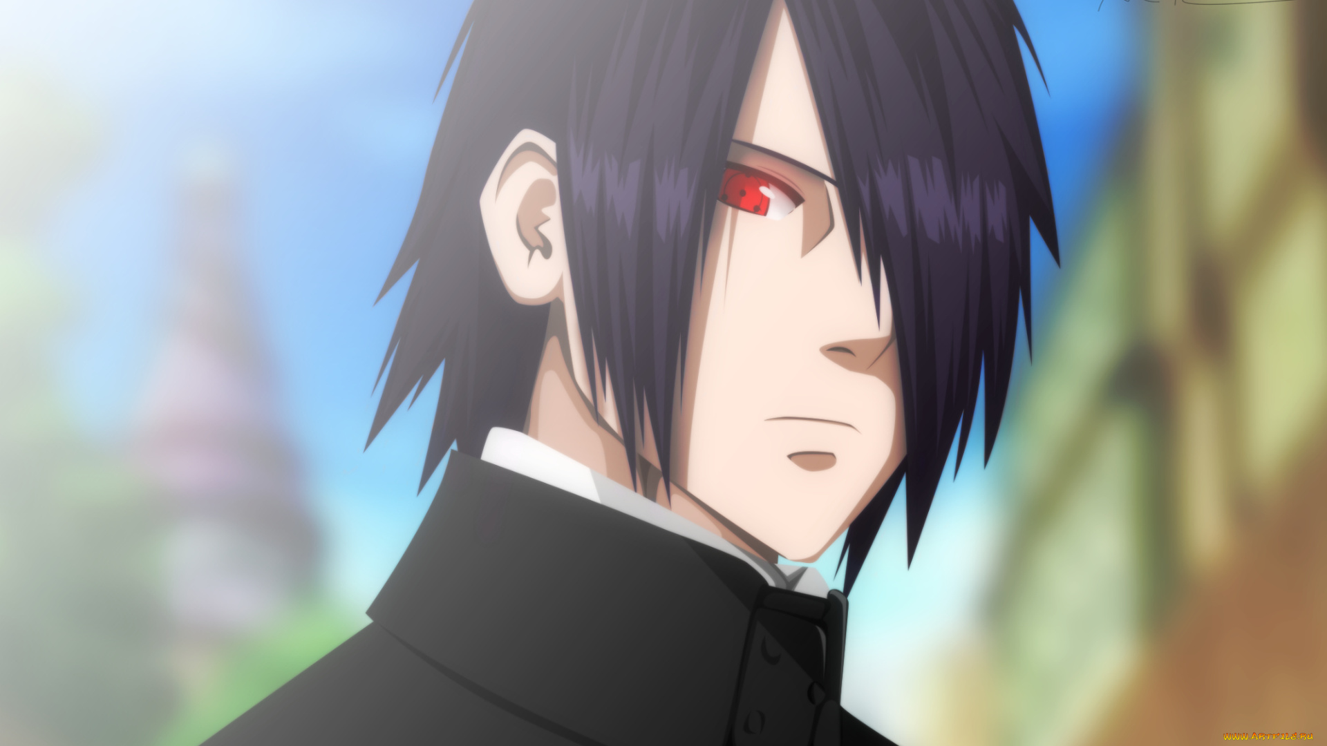 аниме, naruto, sasuke, uchiha