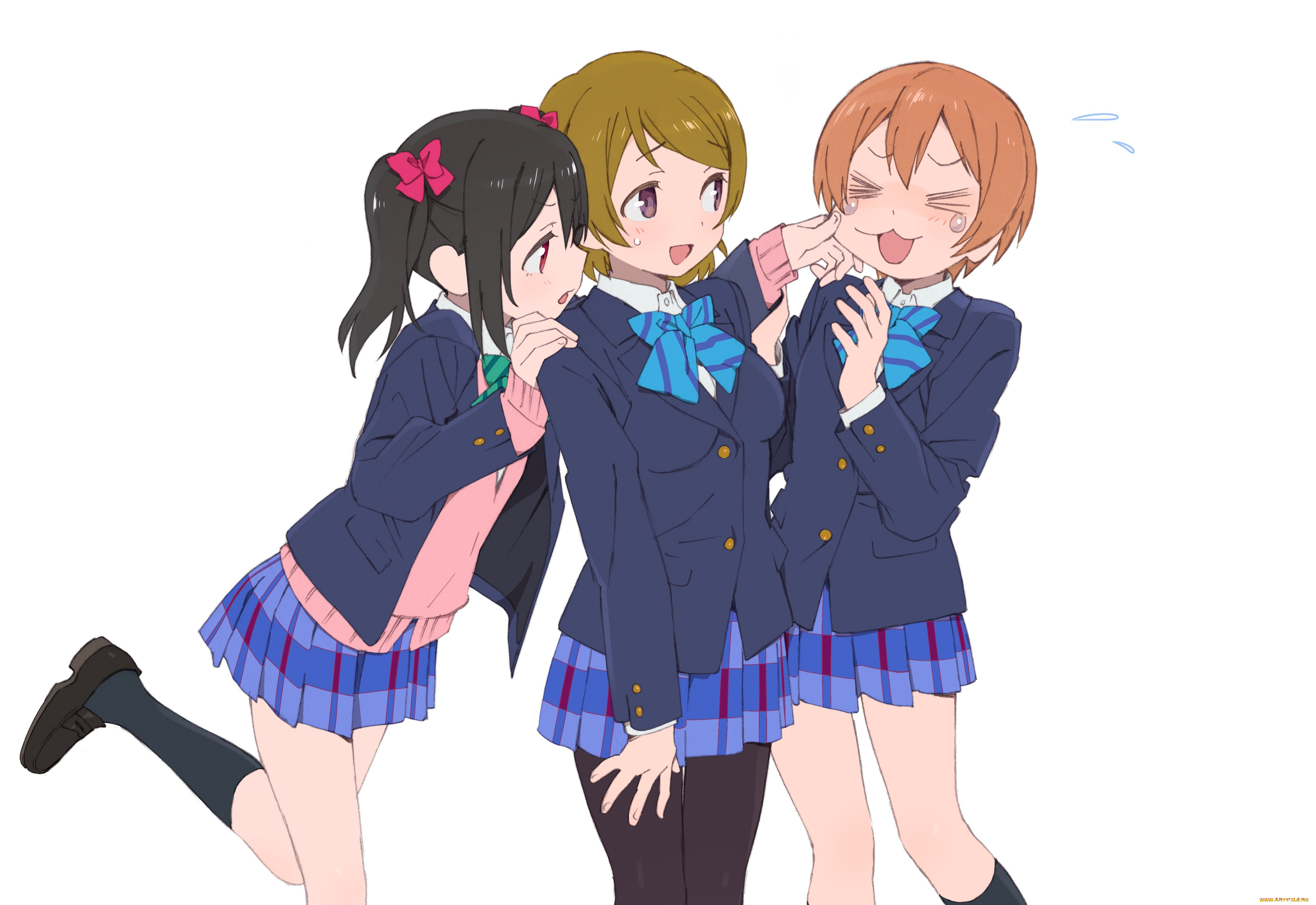аниме, love, live, , school, idol, project, love, live, school, idol, project, hoshizora, rin, koizumi, hanayo, yazawa, nico, tagme, artist, арт, девочки