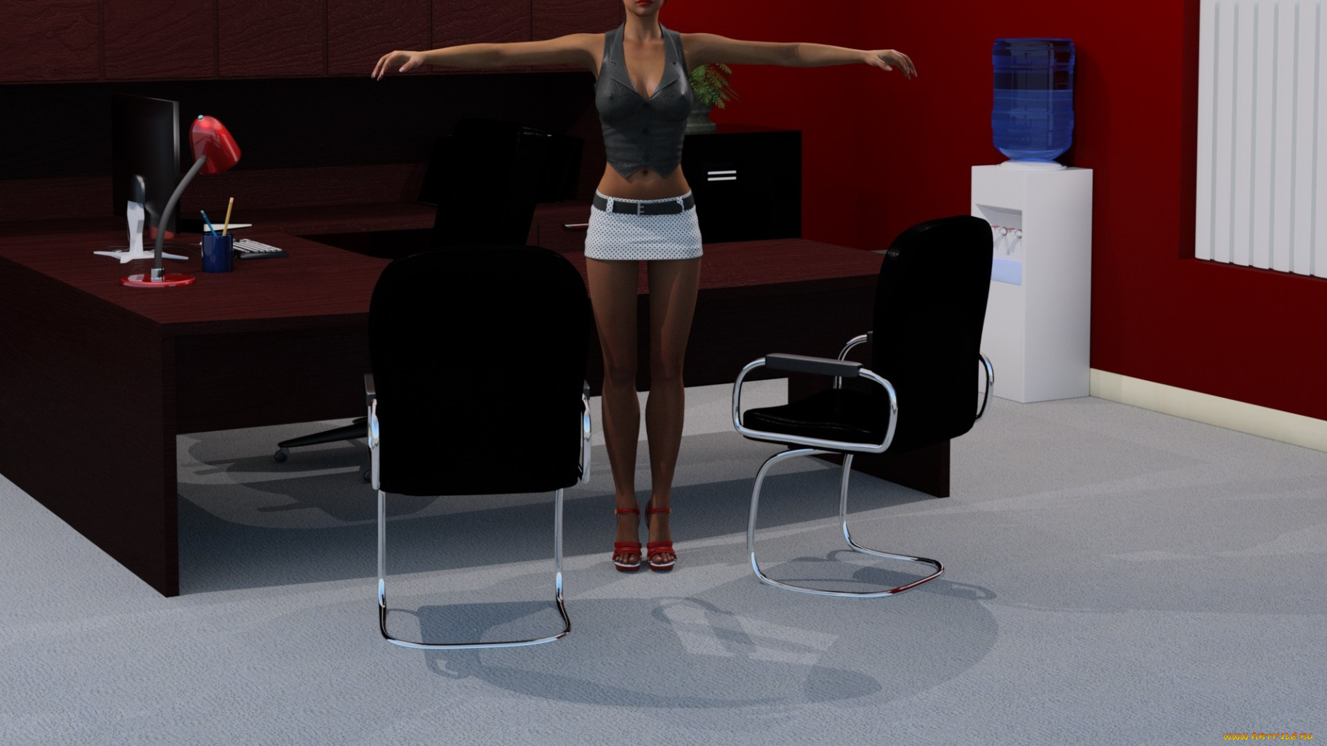 3д, графика, люди, , people, девушка, взгляд, фон