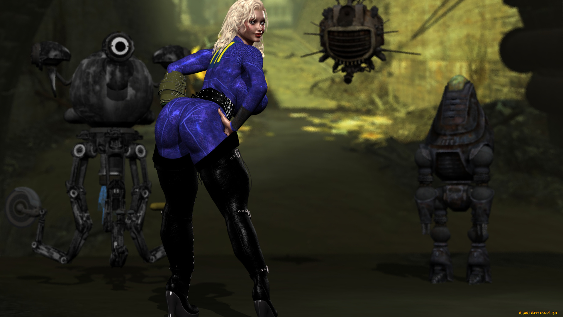 3д, графика, люди, , people, девушка, взгляд, фон