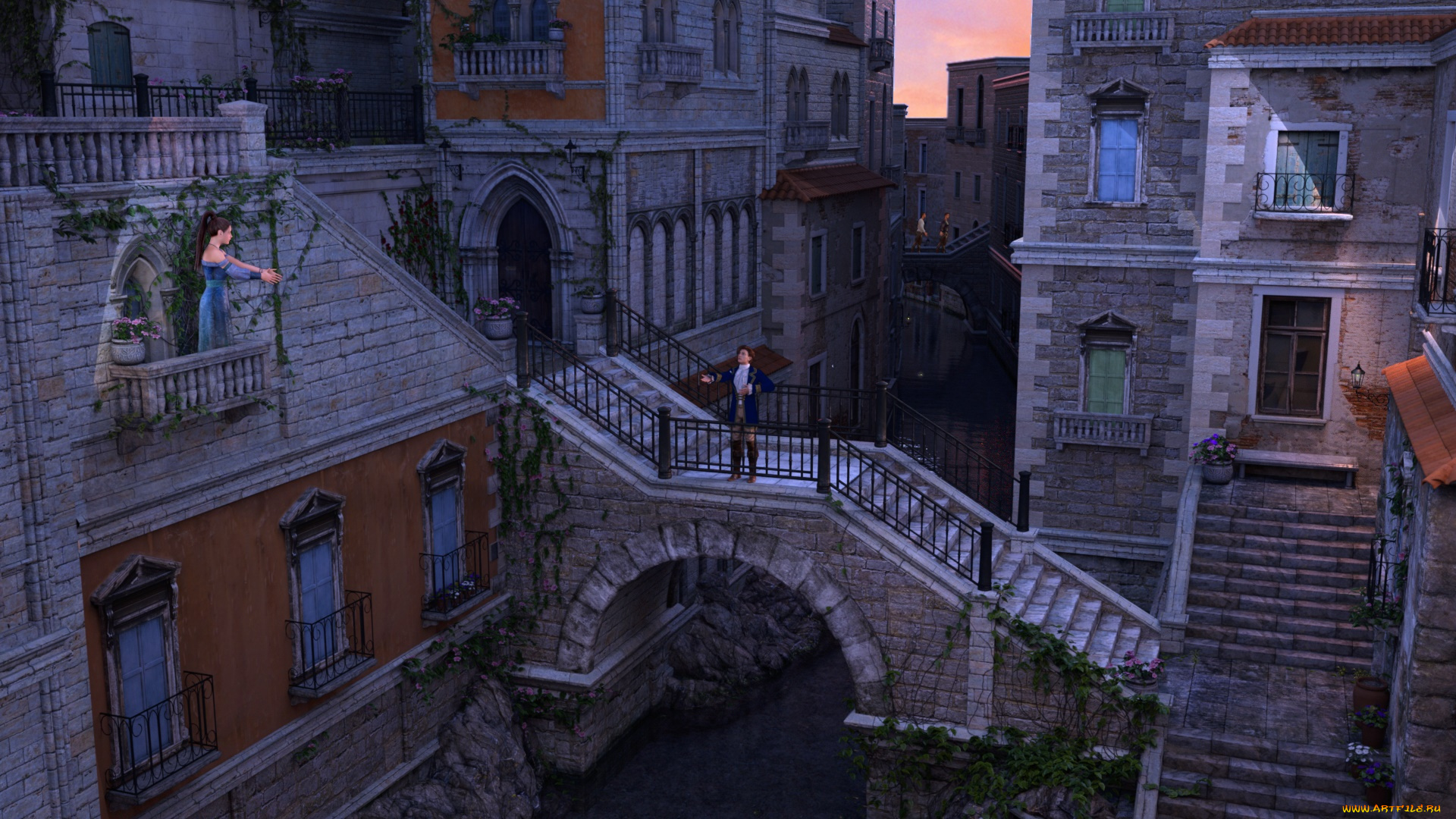 3д, графика, люди, , people, девушка, взгляд, фон