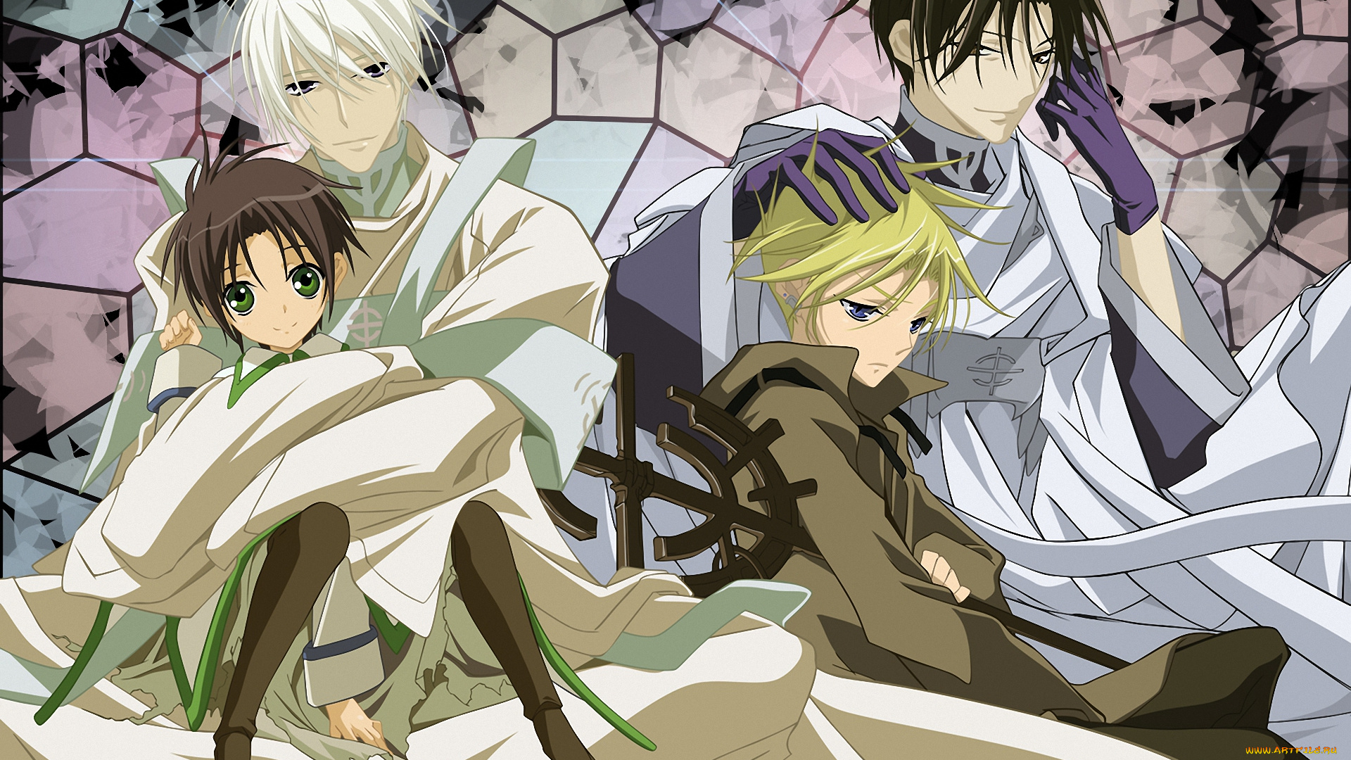 аниме, 07, ghost, klein, teito, bastien